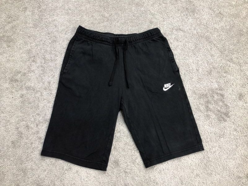 Nike Shorts Mens Small Black Activewear Running Jogging Bermuda Lightweight Logo
