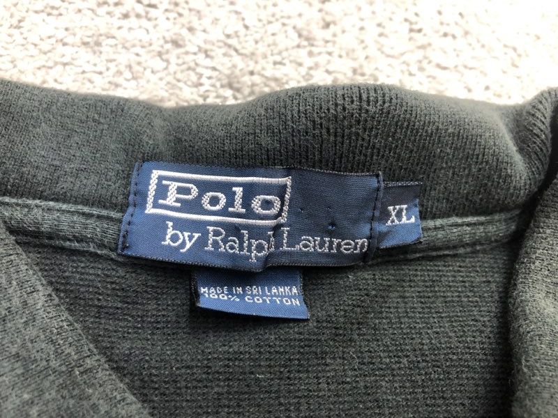 Polo By Ralph Lauren Polo Shirts Mens X Large Black 100% Cotton Short Sleeve