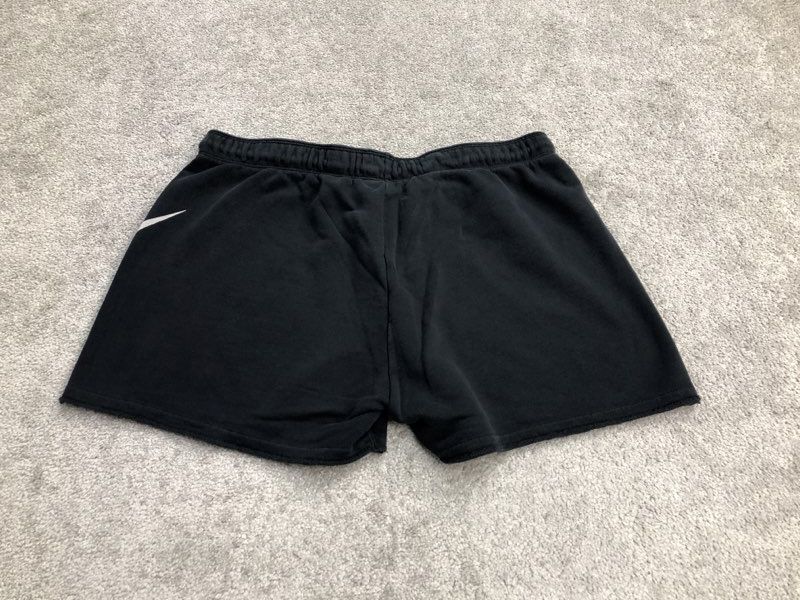 Nike Shorts Womens Large Black Air Fow Just Do It Activewear Running Sports Logo