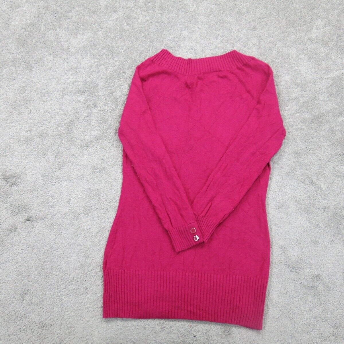 Banana Republic Womens Pullover Knitted Sweater Round Neck Red Size X Small