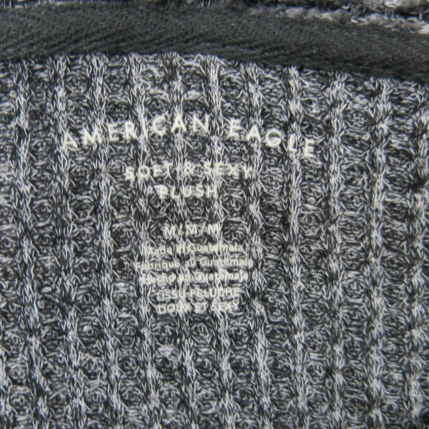 American Eagle Womens Hanley Sweater Knitted Long Sleeves Dark Gray Size Medium