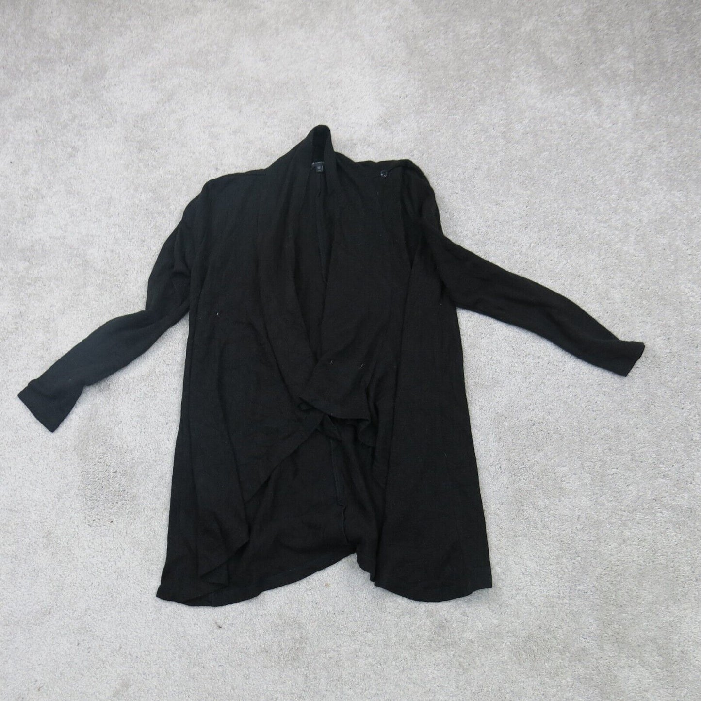 The Limited Womens Cardigan Sweater Open Front Long Sleeves Black Size Large