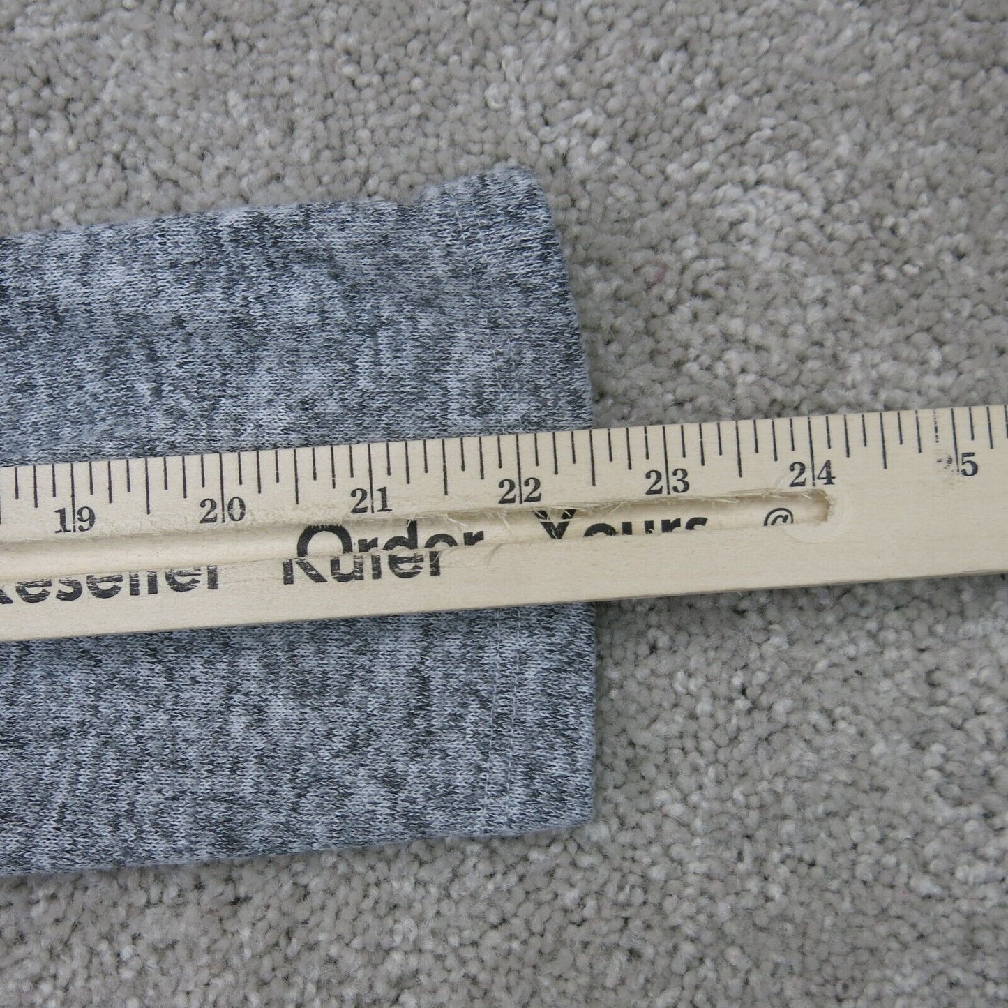 St Johns Bay Womens Sweater Knitted Long Sleeve Embroidered Gray Size X Large