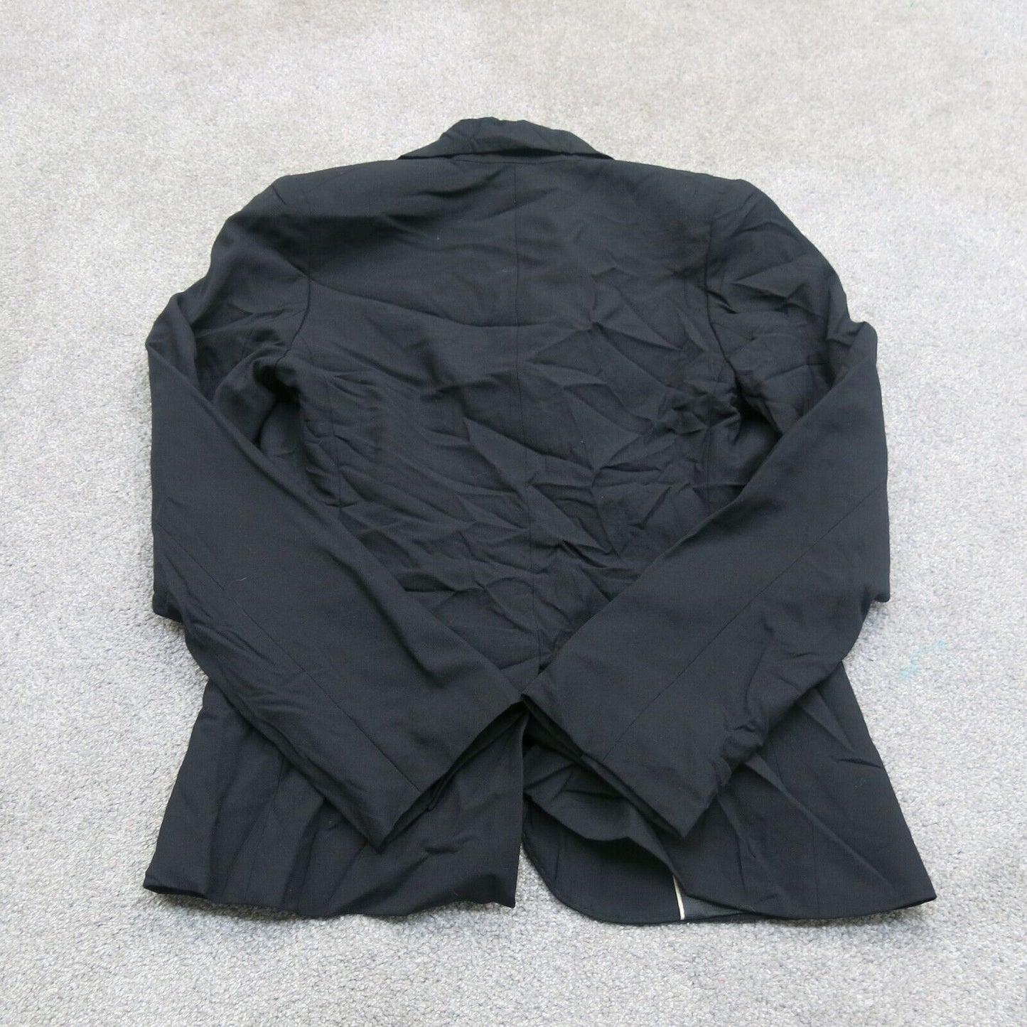Banana Republic Womens Blazer Coat Long Sleeves Single Breasted Black Size 4