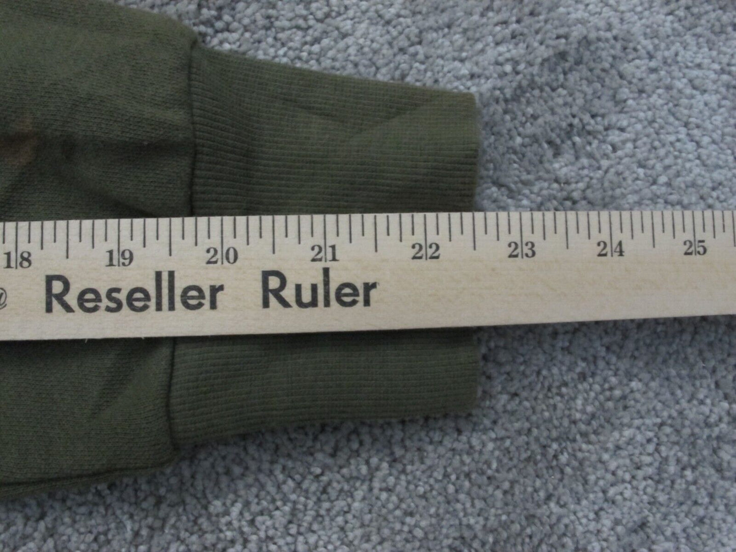 Forever 21 Womens Crop Top Long Sleeves Cold Shoulder Olive Green Size Large