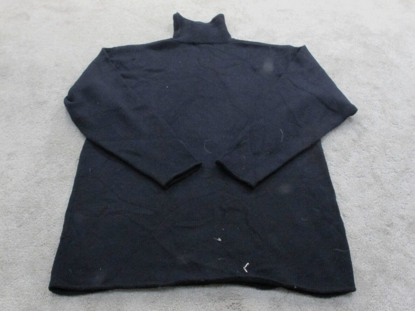 Banana Republic Womens Pullover Sweater Knitted Long Sleeves Black Size XL