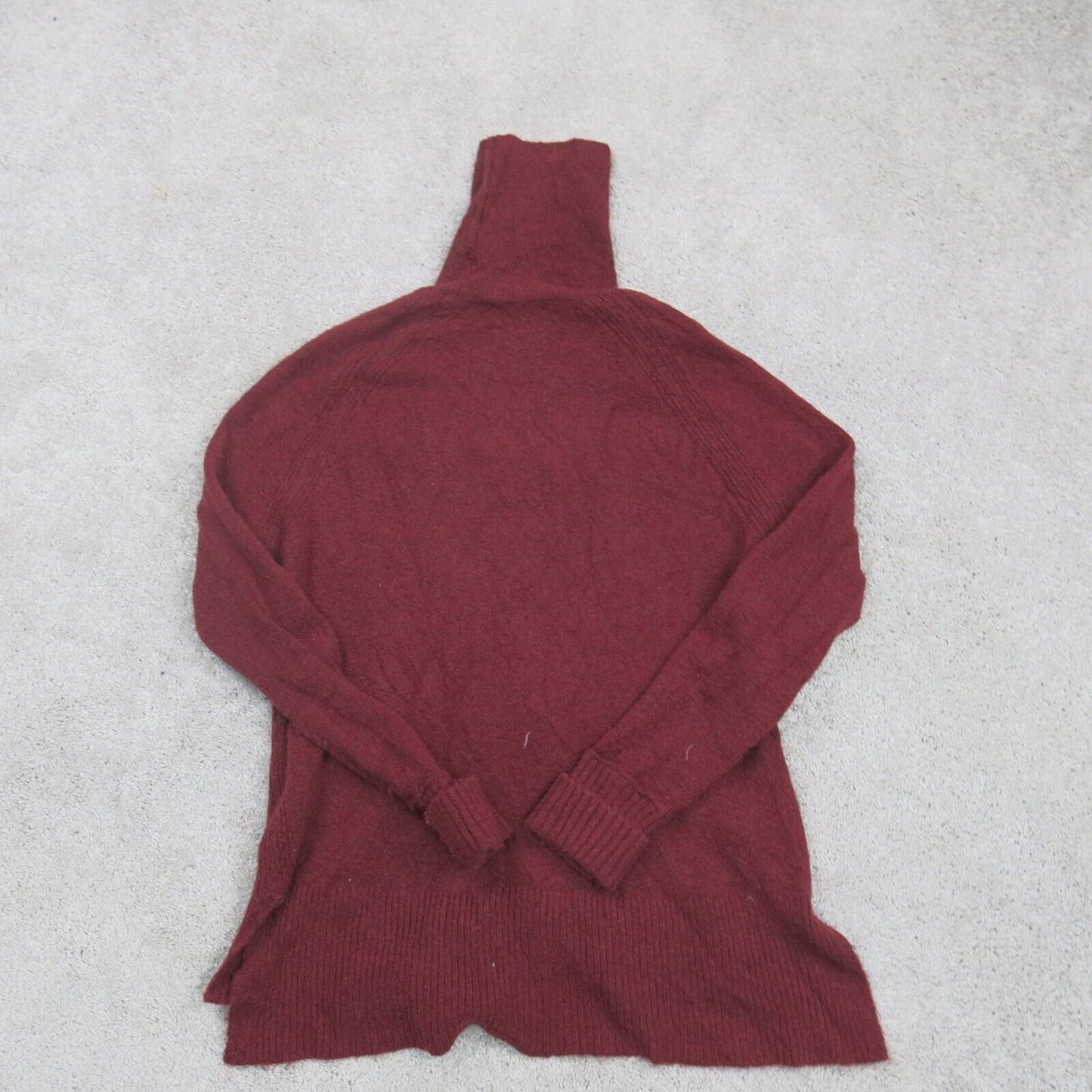 J. Crew Womens Sweater Knitted Pullover Long Sleeve Turtle Neck Red Size X Small