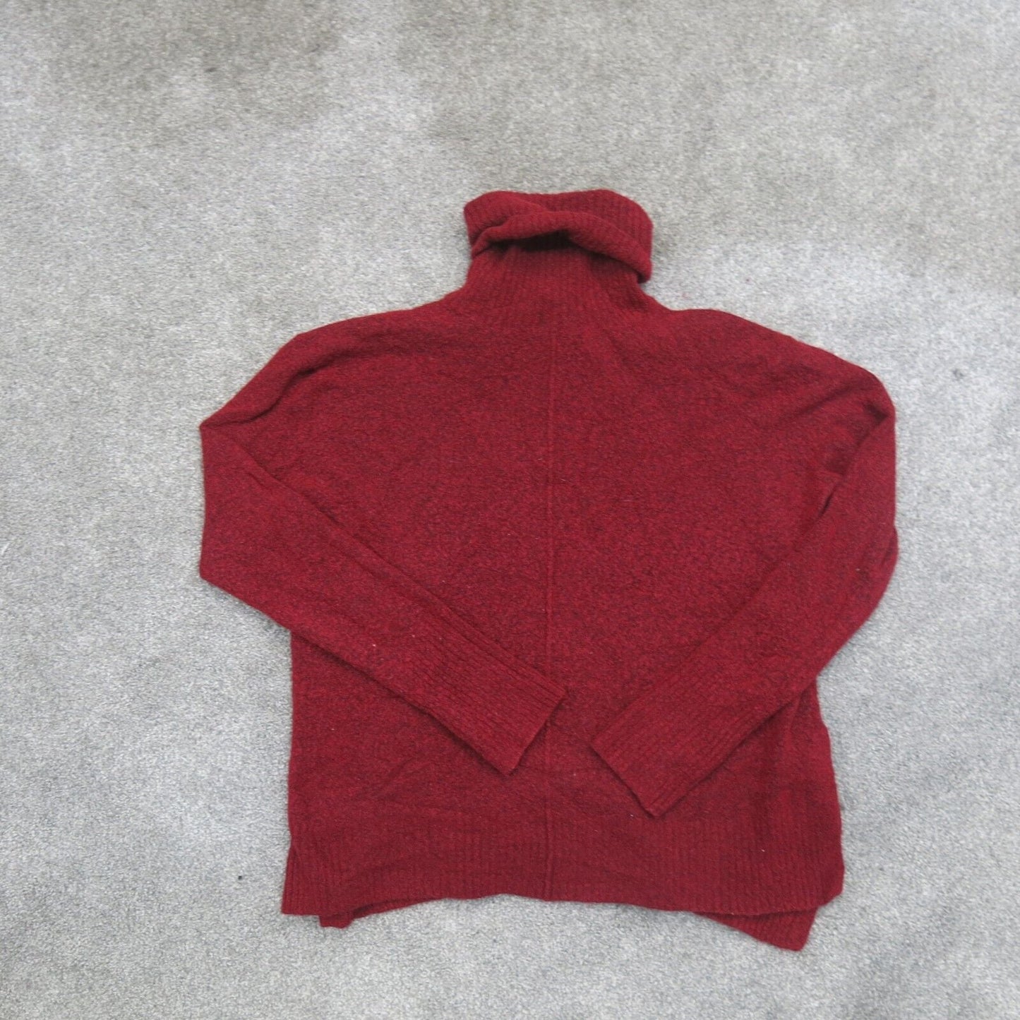 Athleta Mens Pullover Sweater Knitted Long Sleeves Turtle Neck Red Size XS