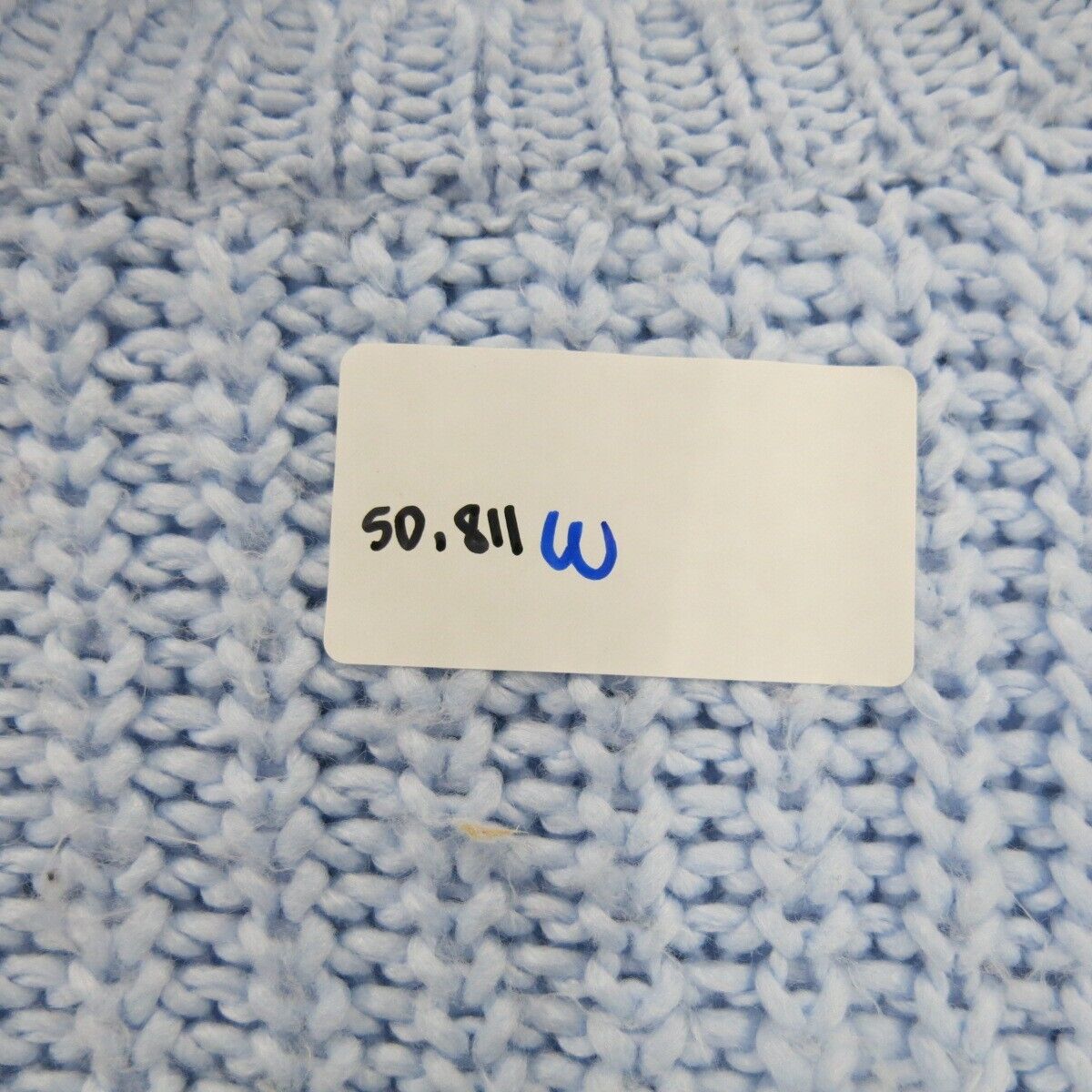 Divided H&M Womens Pullover Knitted Sweater Long Sleeve Crew Neck Aqua Blue SZ M