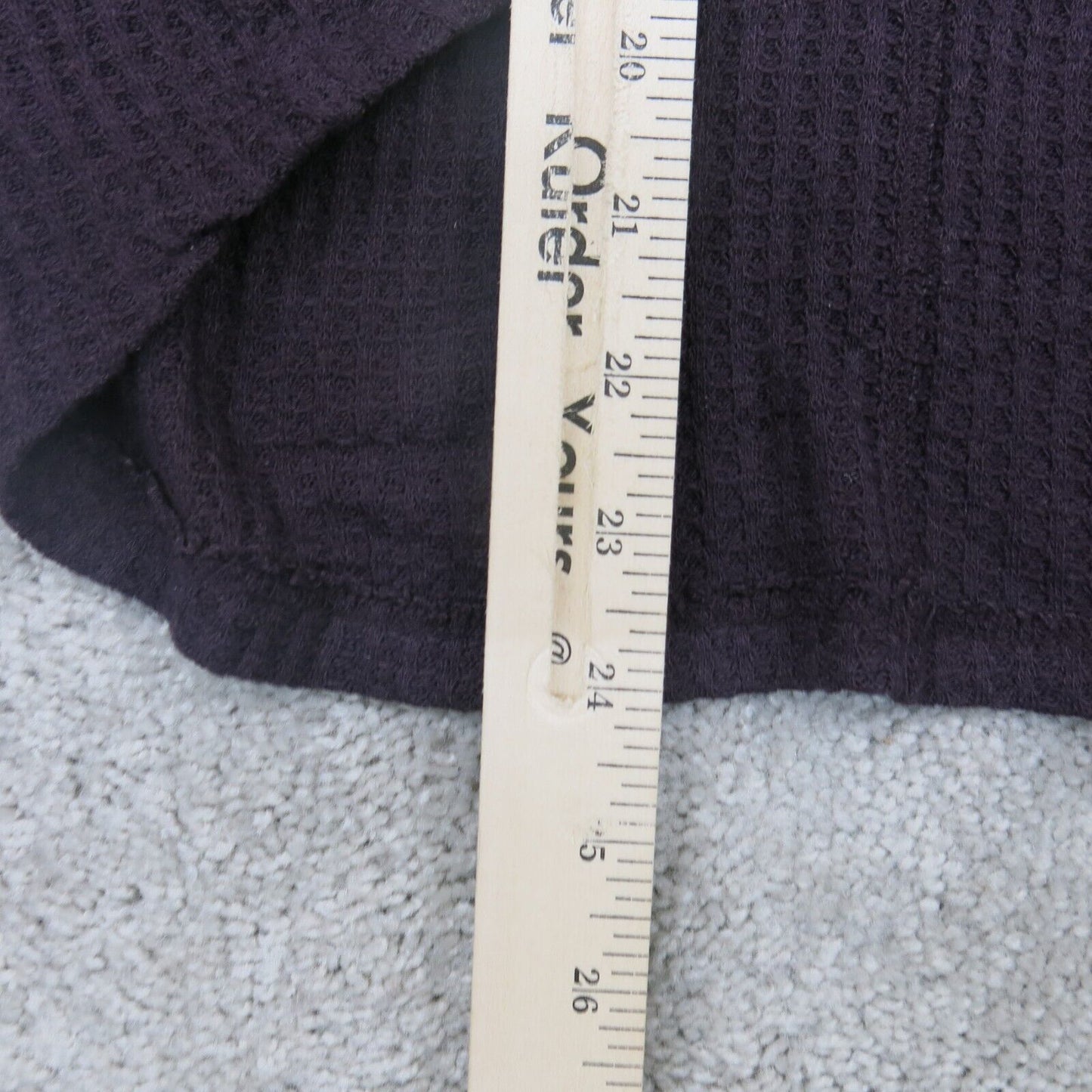 Aeropostale Womens Pullover Sweater Long Sleeves Front Knot Maroon Size X Large