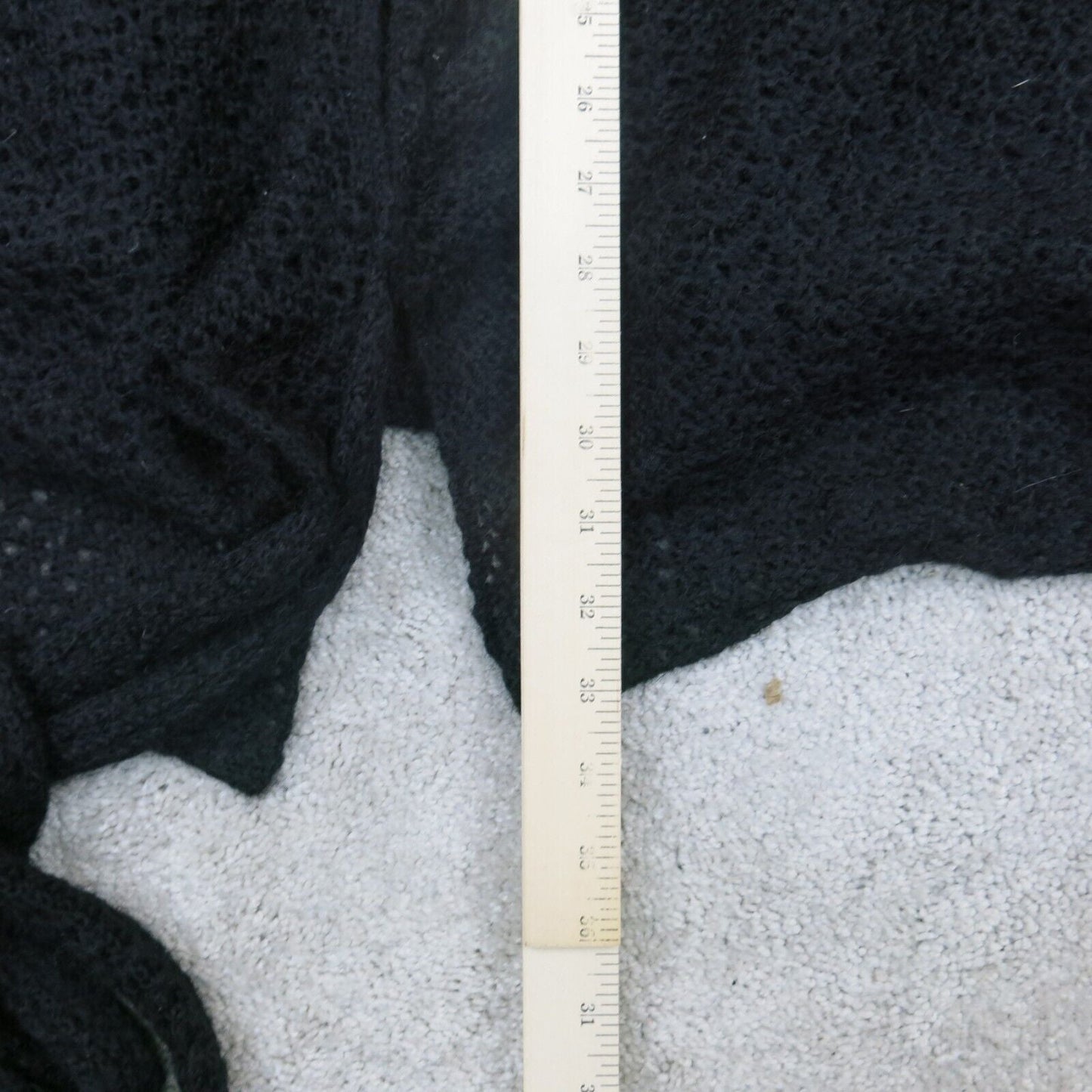 Banana Republic Womens Cardigan Sweater Open Front Long Sleeves Black Size Large