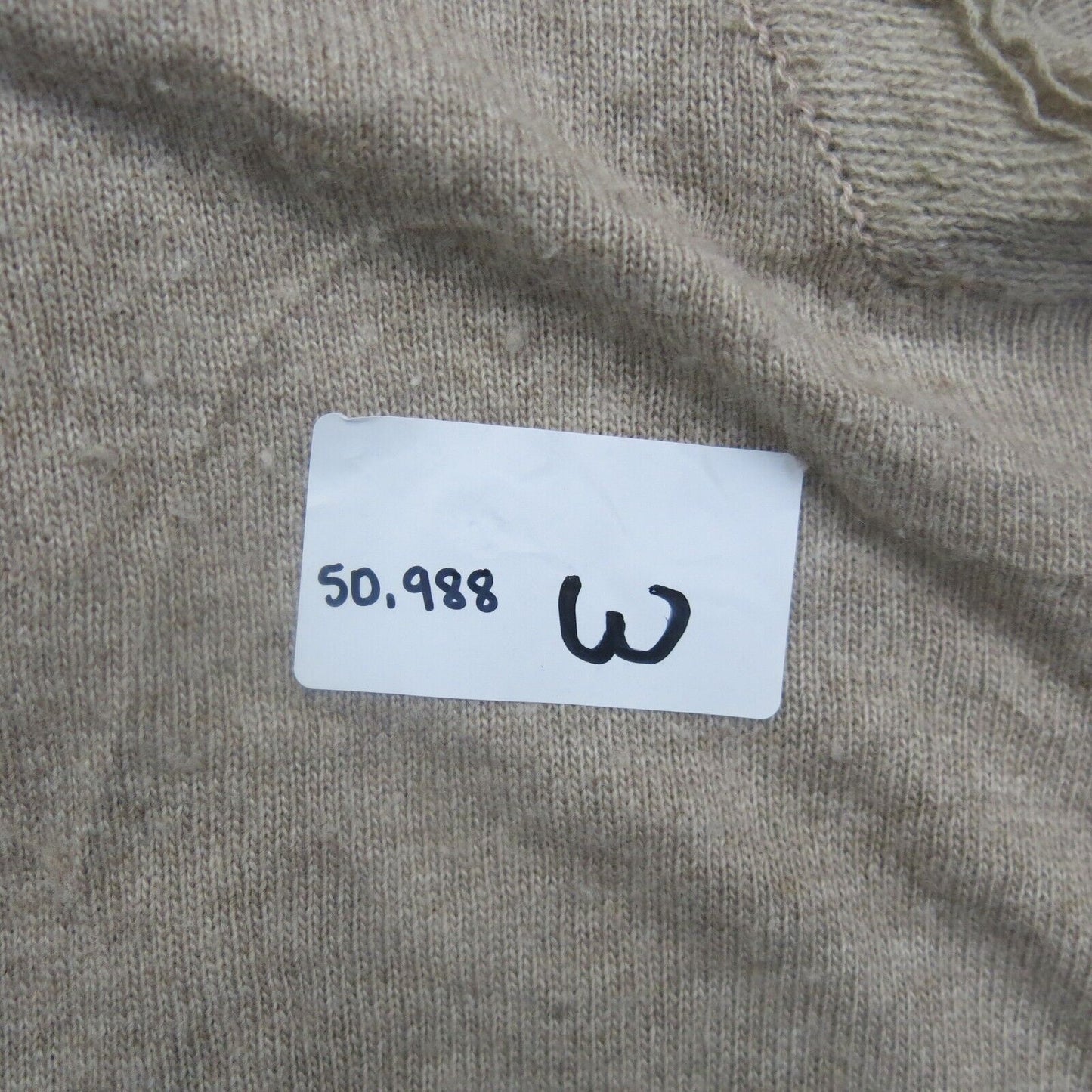 Banana Republic Womens Pullover Knitted Long Sleeves V Neck Beige Size Medium