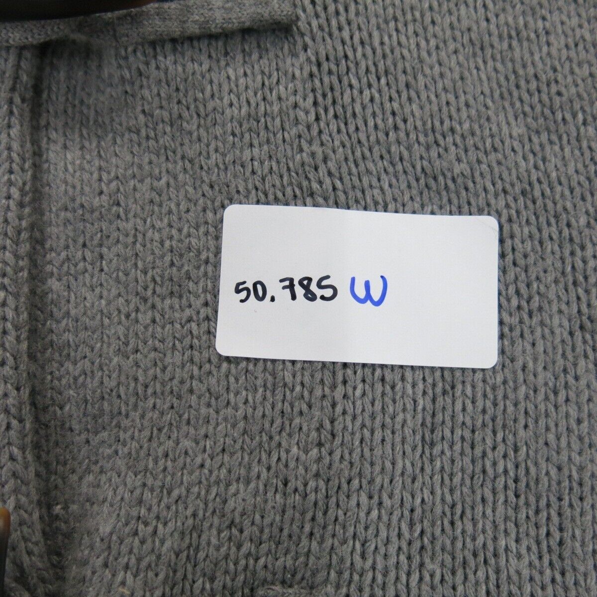 Talbots Womens Cardigan Sweater Knitted Long Sleeve Buckle Gray Size Small