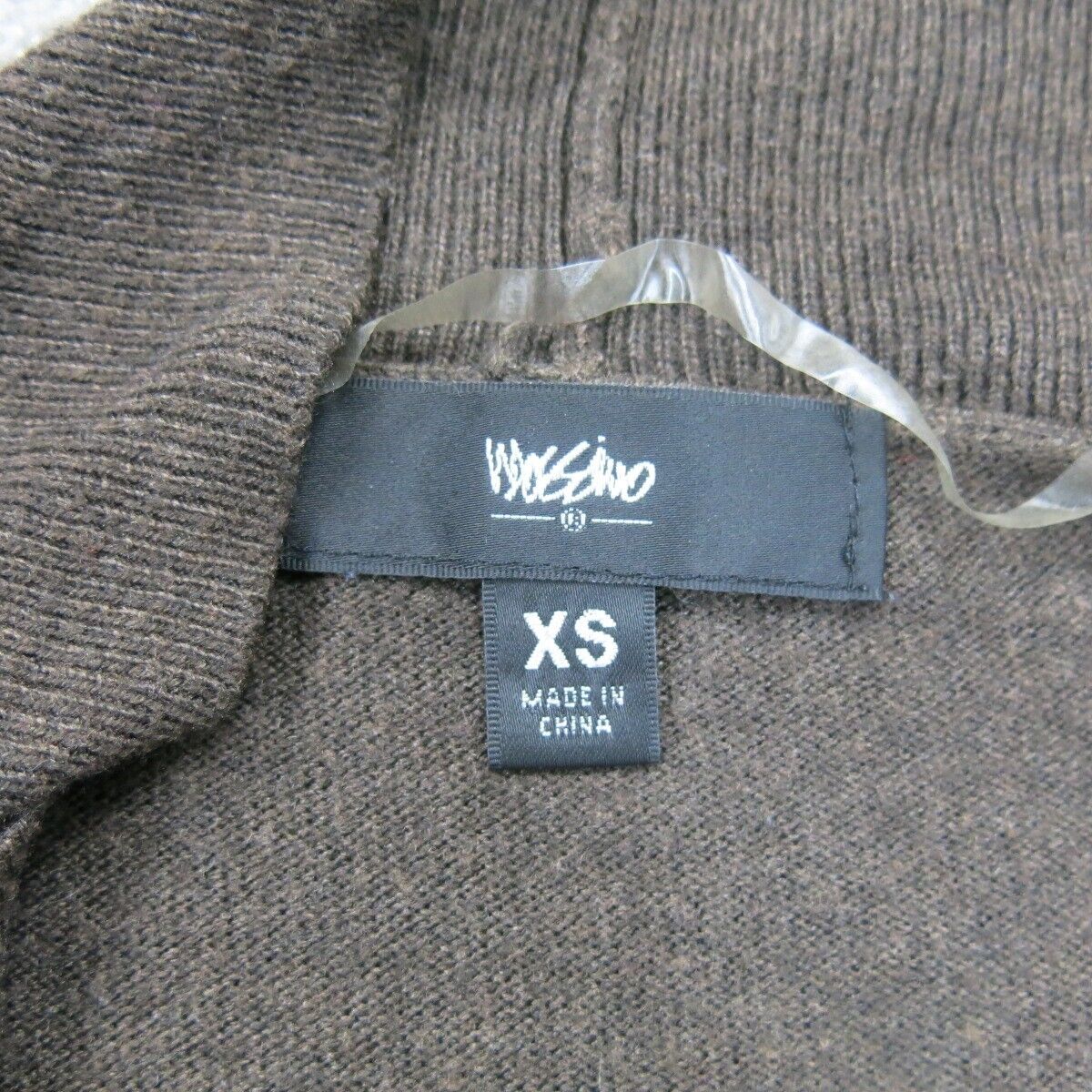 Mossimo Women Cardigan Sweater Knitted Open Front Long Sleeves Brown Size XS
