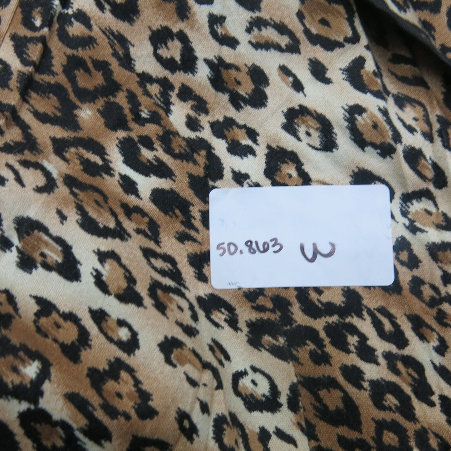 White House Black Market Women Blazer Coat Leopard Print 3/4 Sleeves Brown SZ 10
