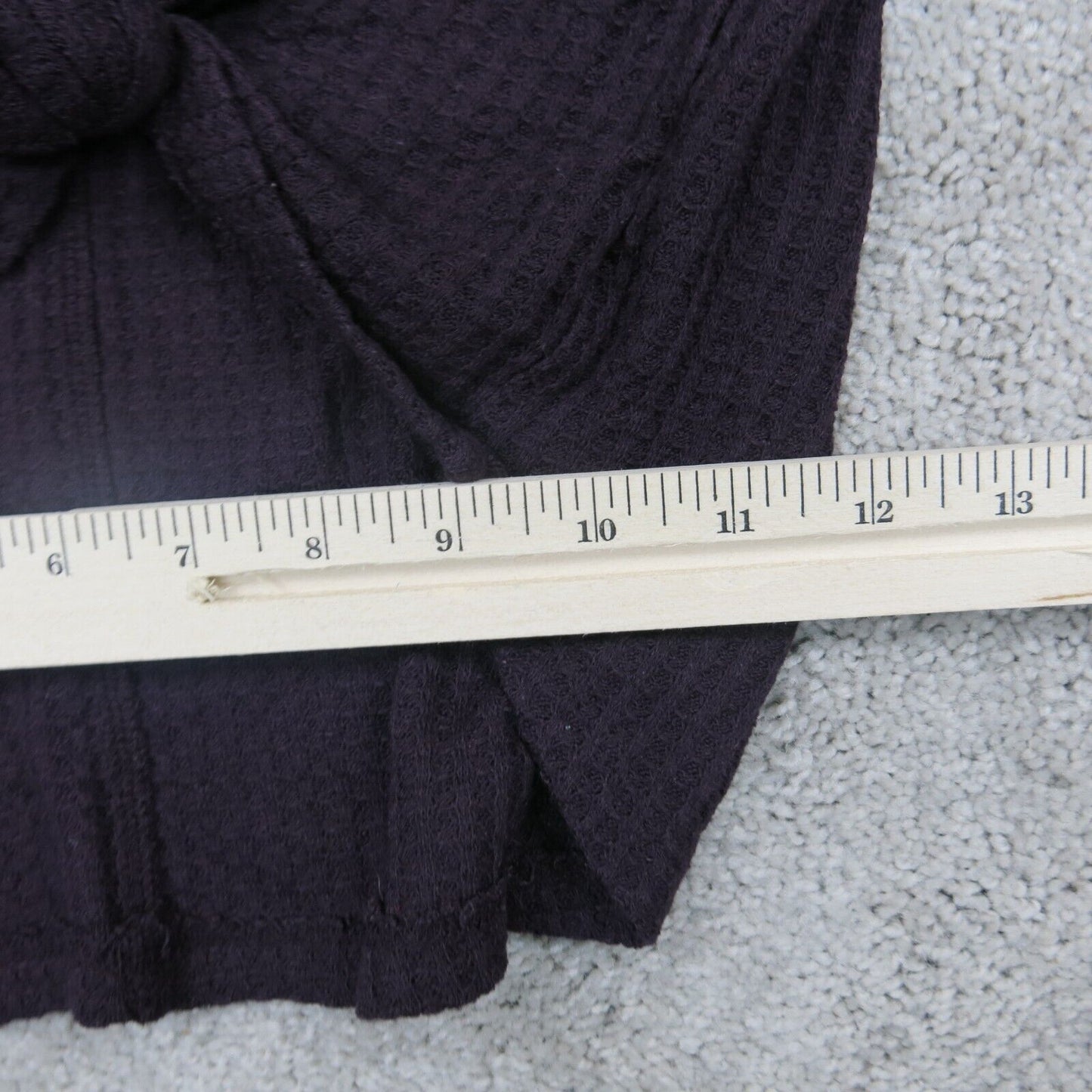 Aeropostale Womens Pullover Sweater Long Sleeves Front Knot Maroon Size X Large