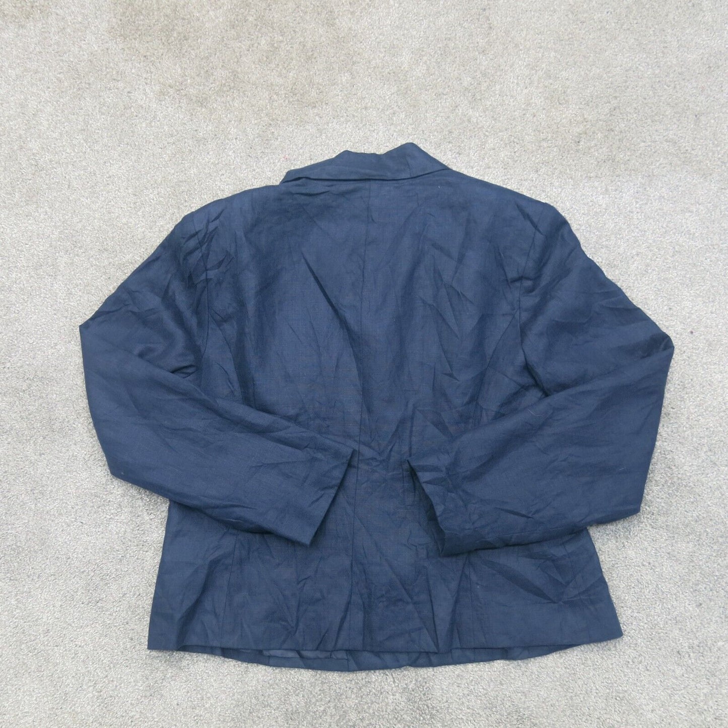 Talbots Mens Blazer Coat Single Breasted Long Sleeves Pockets Blue Size 14