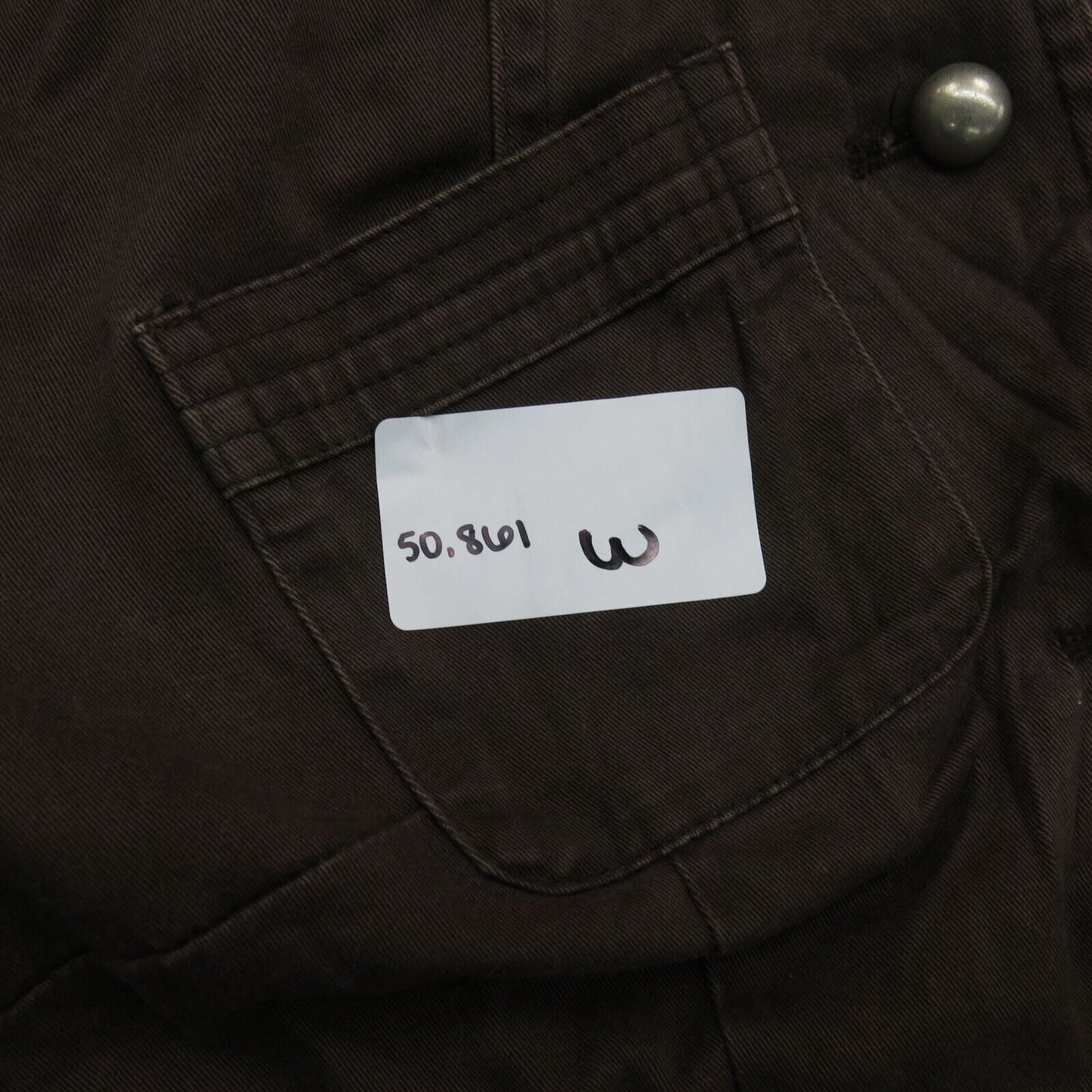 Mossimo Womens Shirt Jacket Button Up Long Sleeves Chest Pockets Brown SZ Small