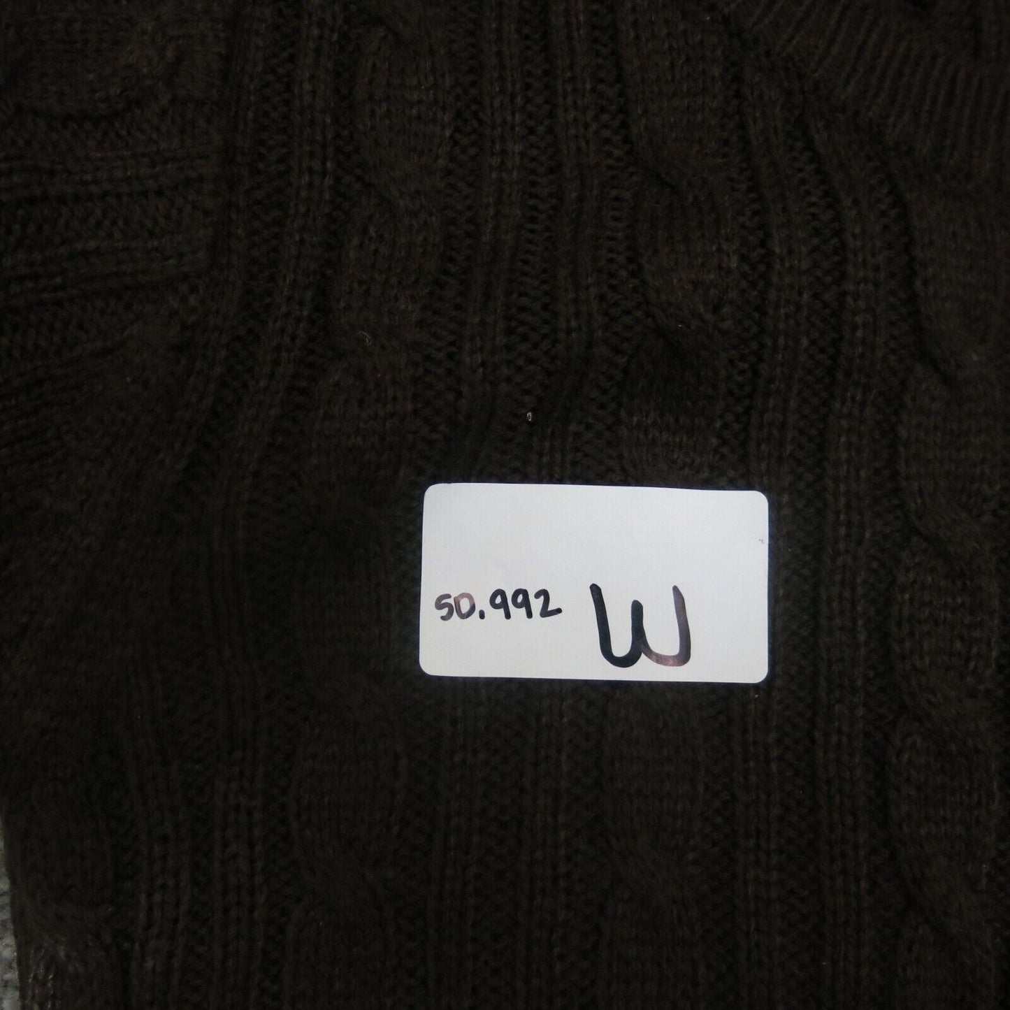 Forever 21 Womens Pullover Knitted Sweater Cap Sleeves Round Neck Brown Size S/P