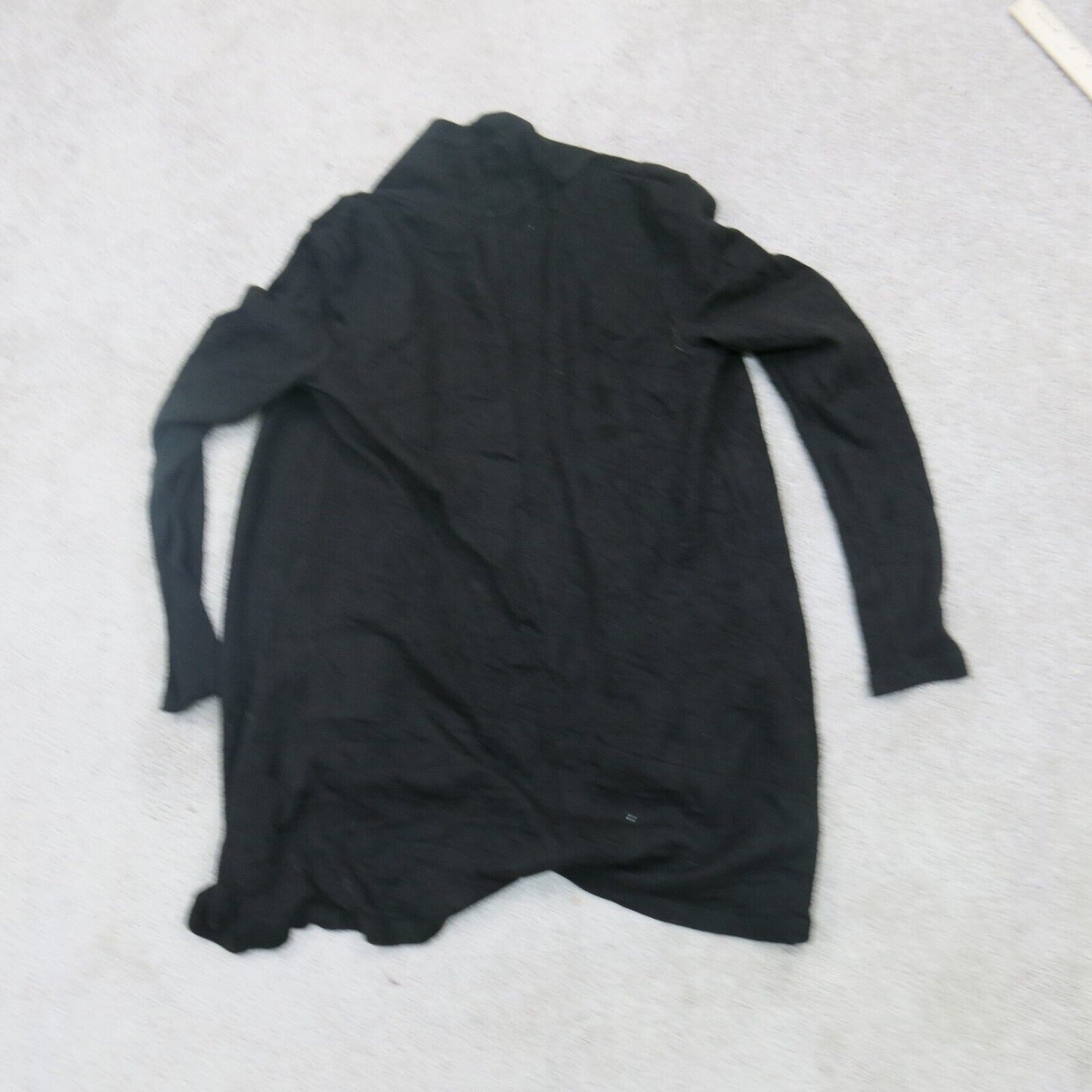 The Limited Womens Cardigan Sweater Open Front Long Sleeves Black Size Large