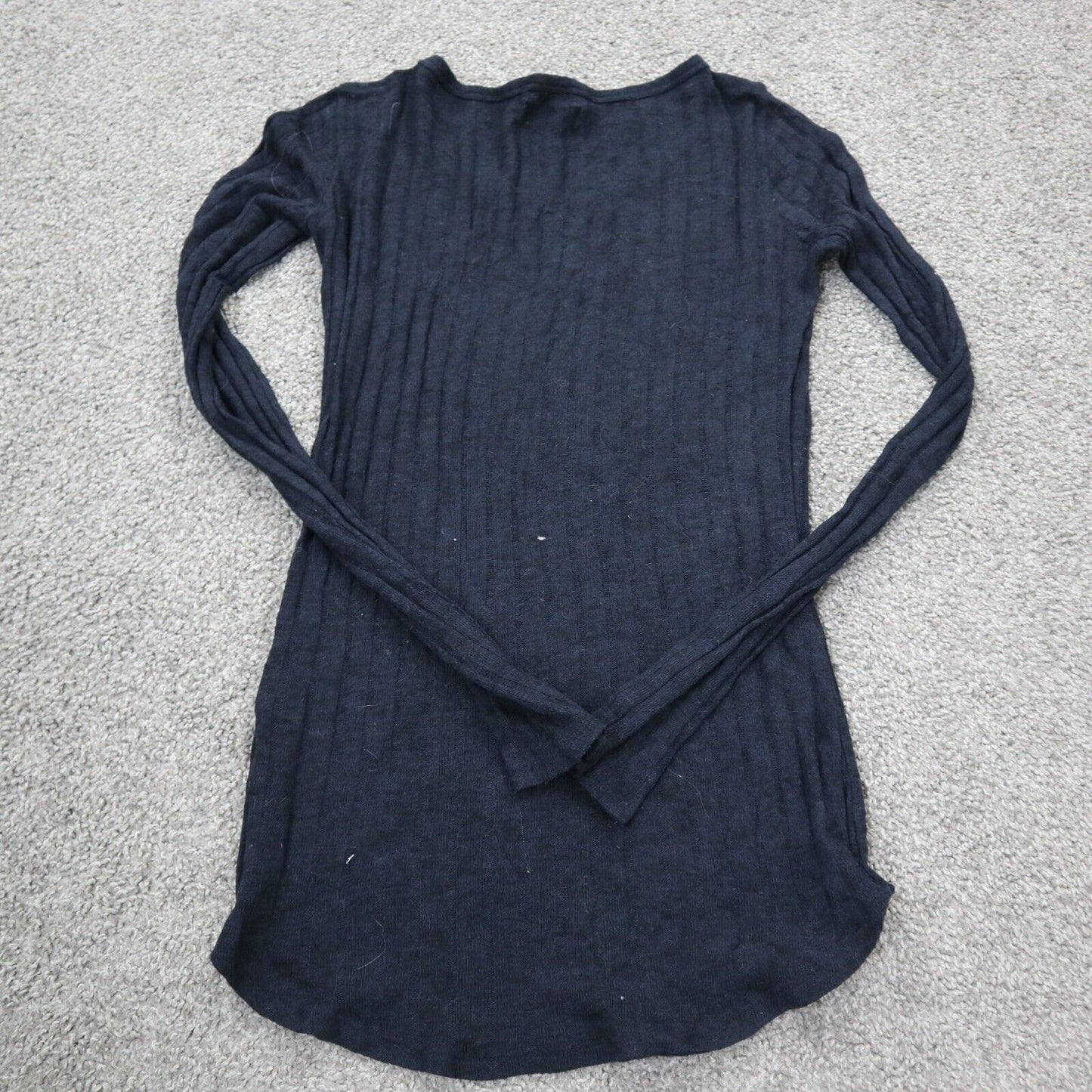 Abercrombie & Fitch Women Pullover Sweater Knitted Long Sleeves Black SZ X Small