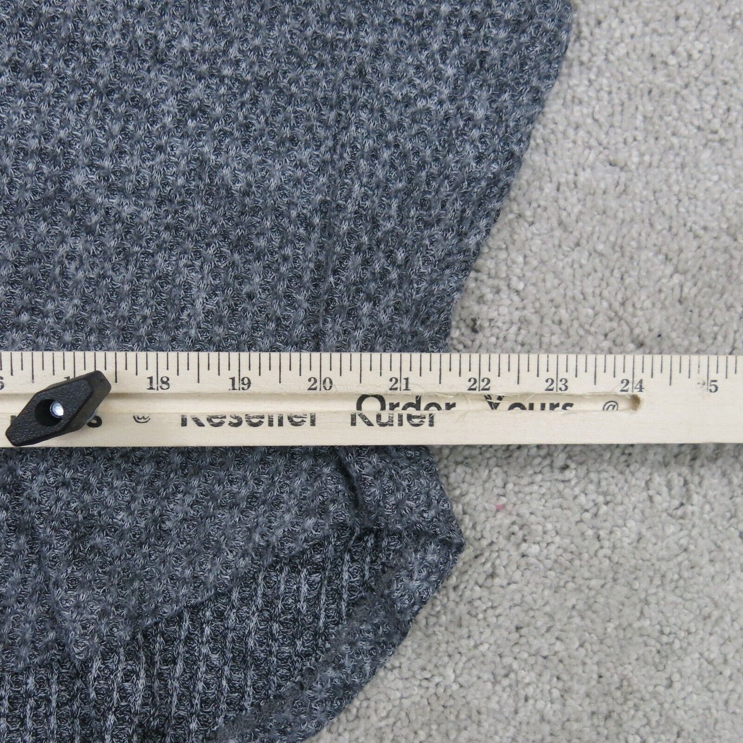 American Eagle Womens Hanley Sweater Knitted Long Sleeves Dark Gray Size Medium