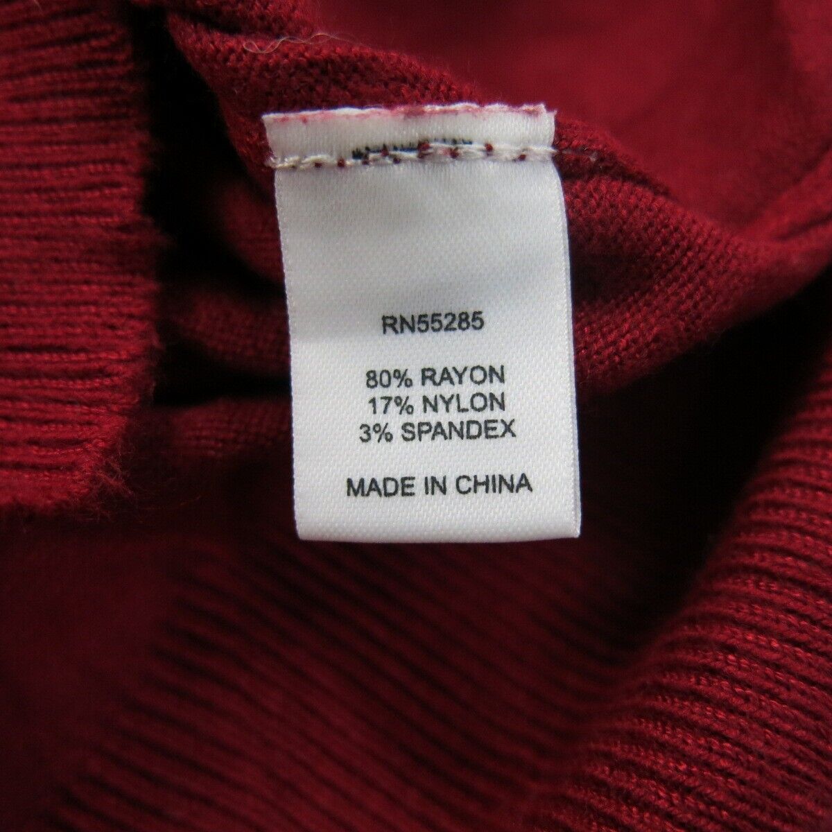 Express Women Pullover Sweater Knitted Long Sleeve Turtle Neck Red Size Small