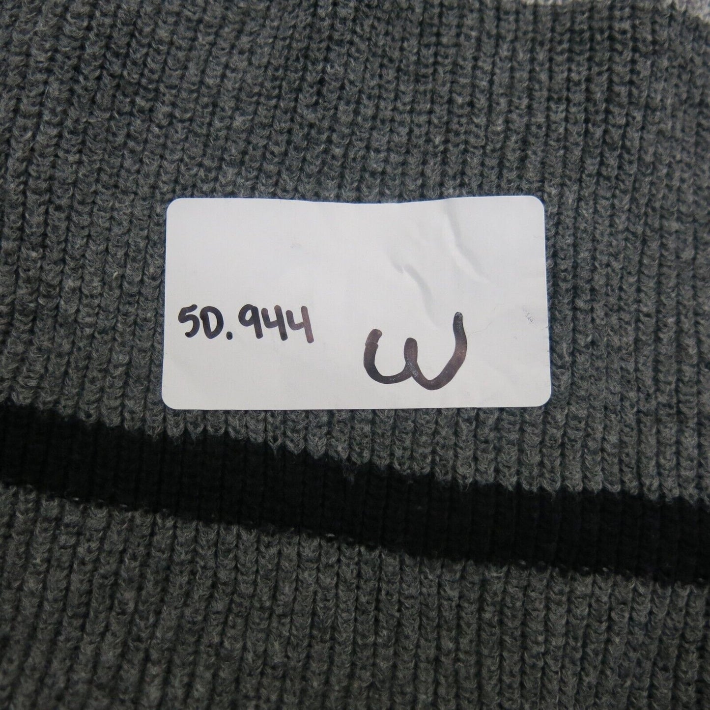 American Eagle Women Sweater Pullover Striped V Neck Long Sleeve Gray White SZ M