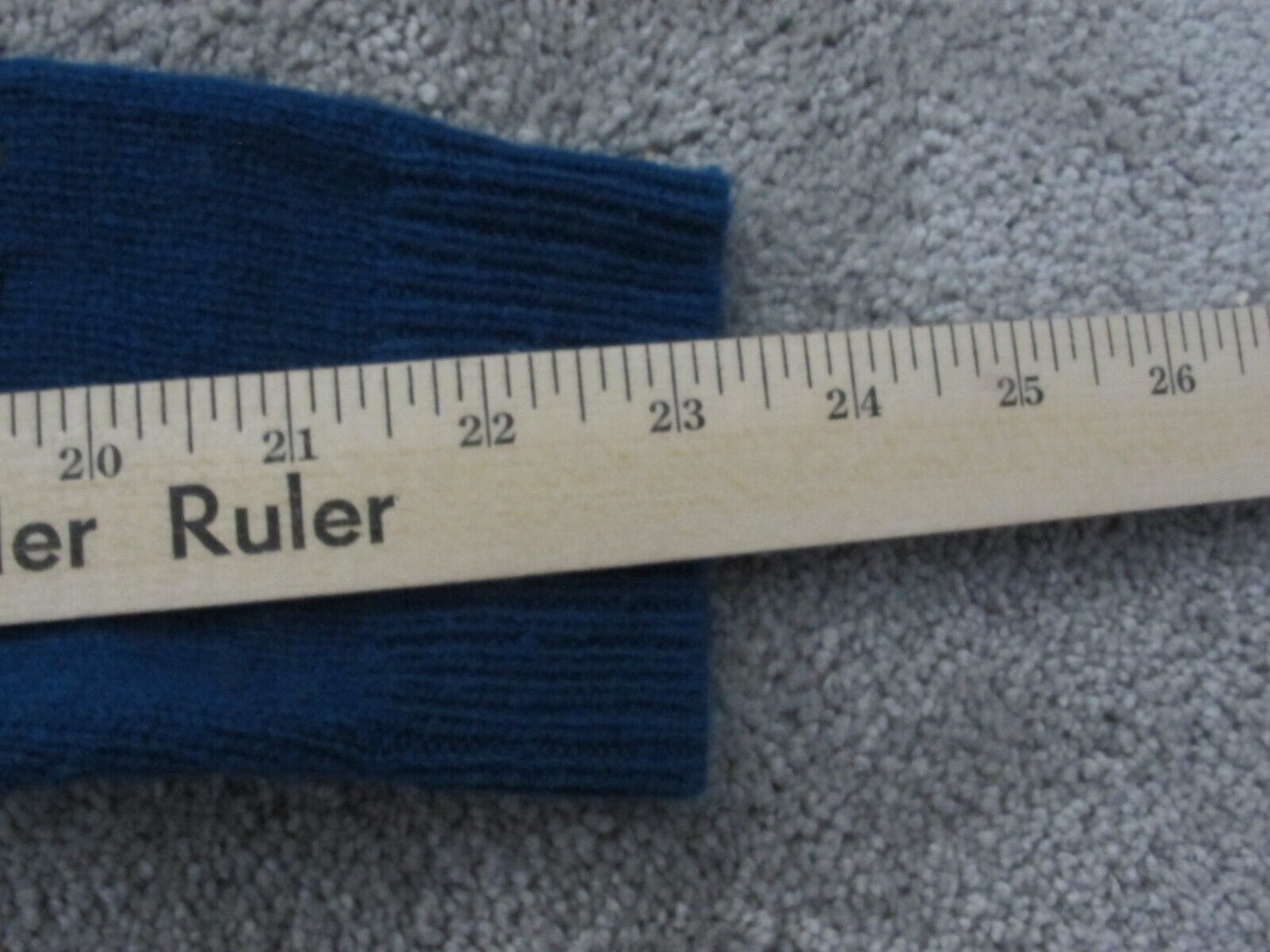 ANN Taylor Women Pullover Sweater Knitted Long Sleeve Crew Neck Blue Size Medium