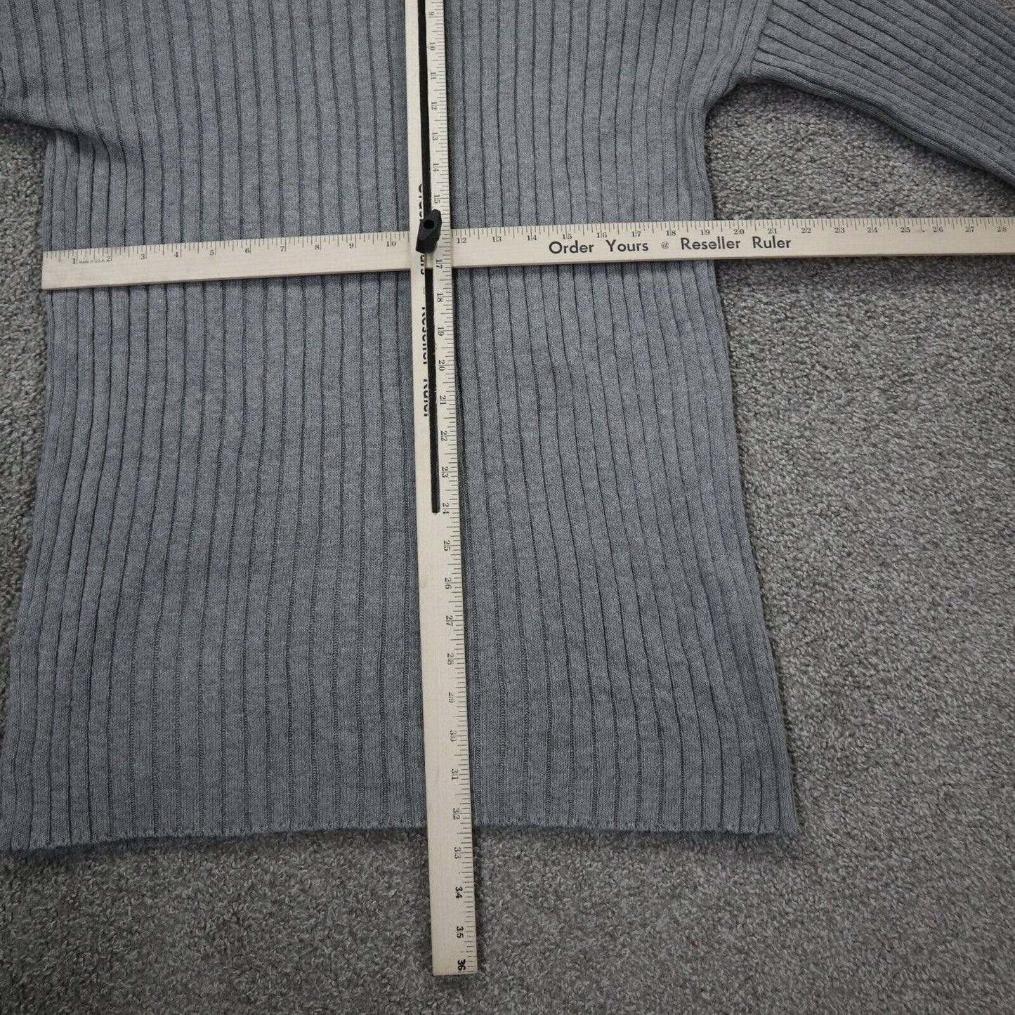FOREVER 21 Womens Pullover Sweater Knitted Long Sleeves Turtleneck Gray Size M