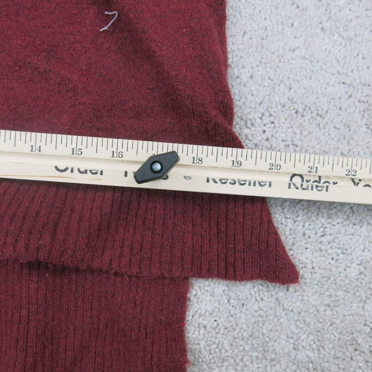 J. Crew Womens Sweater Knitted Pullover Long Sleeve Turtle Neck Red Size X Small