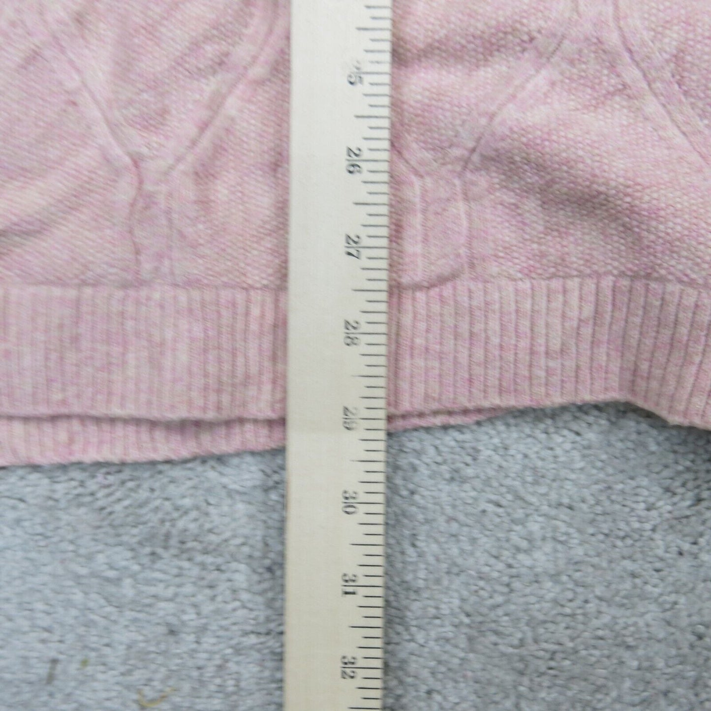 J. Jill Womens Pullover Sweater Crew Neck Long Sleeves Pink Peach Size Large