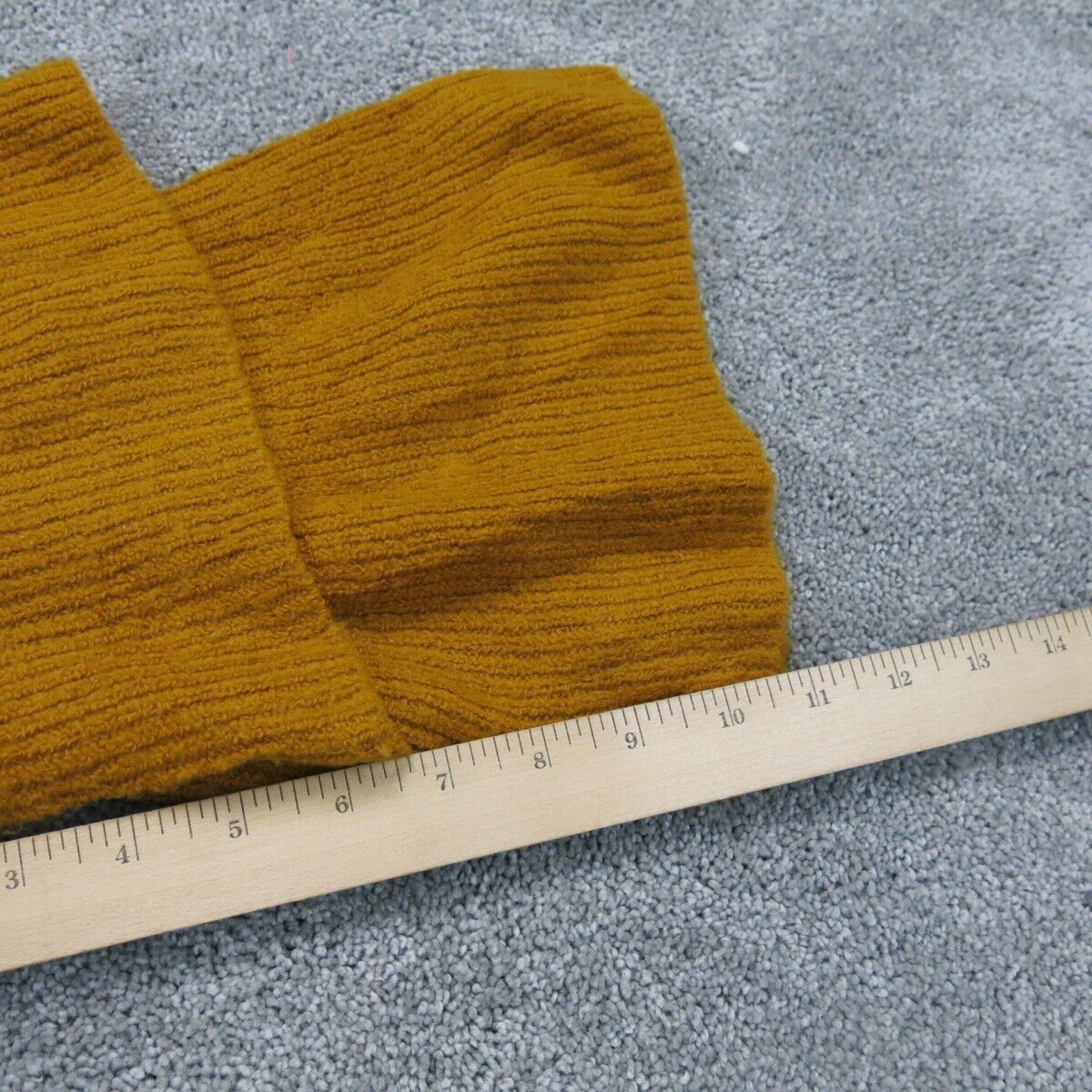 Madewell Womens Pullover Knitted Sweater Long Sleeve Mustard Yellow Size Large