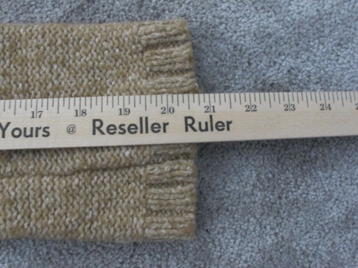 J. Crew Women Knitted Kaftan Robs Long Sleeves Tie Waist Beige Size Petite Small