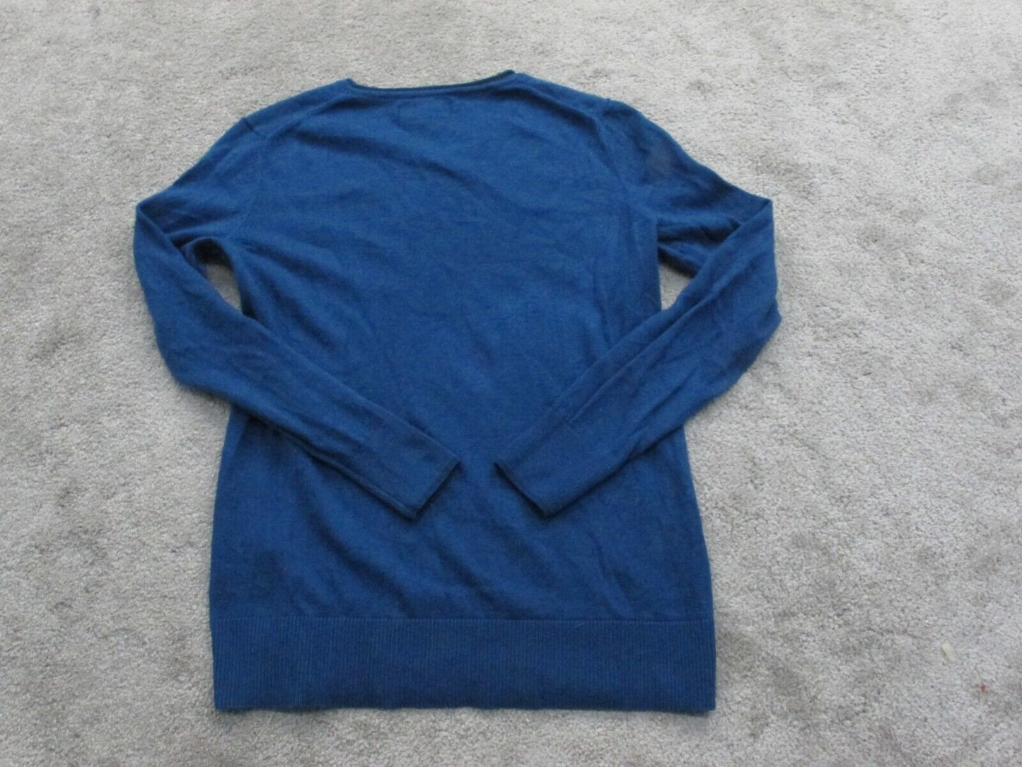 Banana Republic Women Pullover Knitted Sweater Long Sleeves Navy Blue Size Small