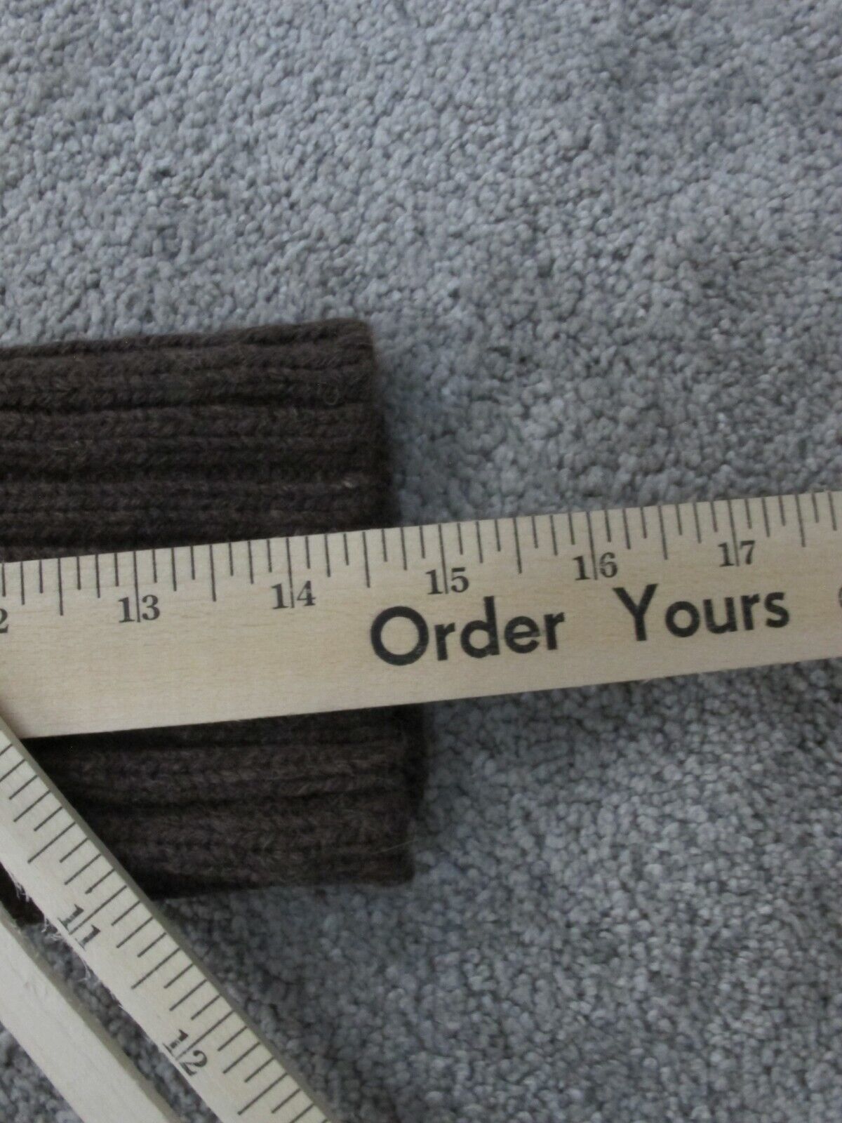 Banana Republic Womens Cardigan Sweater 3/4 Sleeves Open Front Brown Size XS