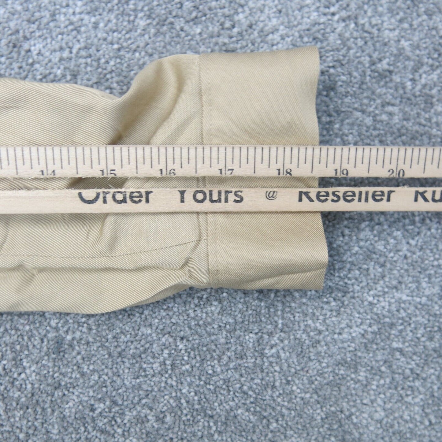 Ann Taylor Womens Pea Coat Single Breasted Long Sleeves Pockets Beige Size XXSP