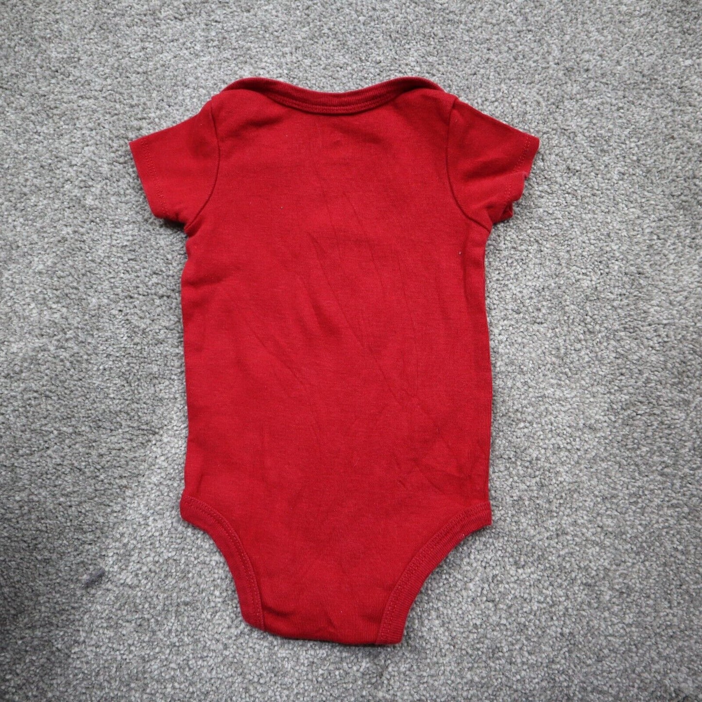 Nike Air Jordan Bodysuits Baby Boys Size (0-6M) Red Short Sleeve Solid Outfit