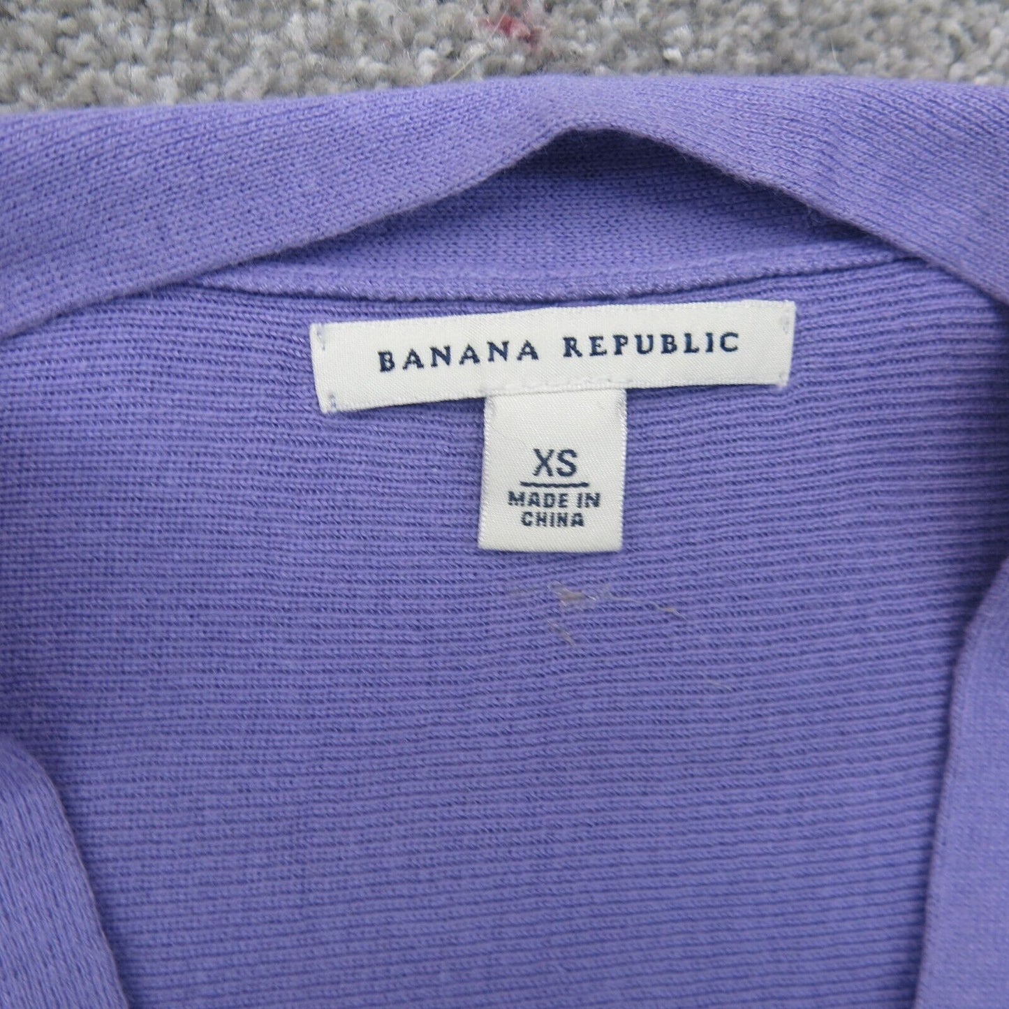 Banana Republic Womens Pullover Sweater Knitted Long Sleeves Purple Size XS
