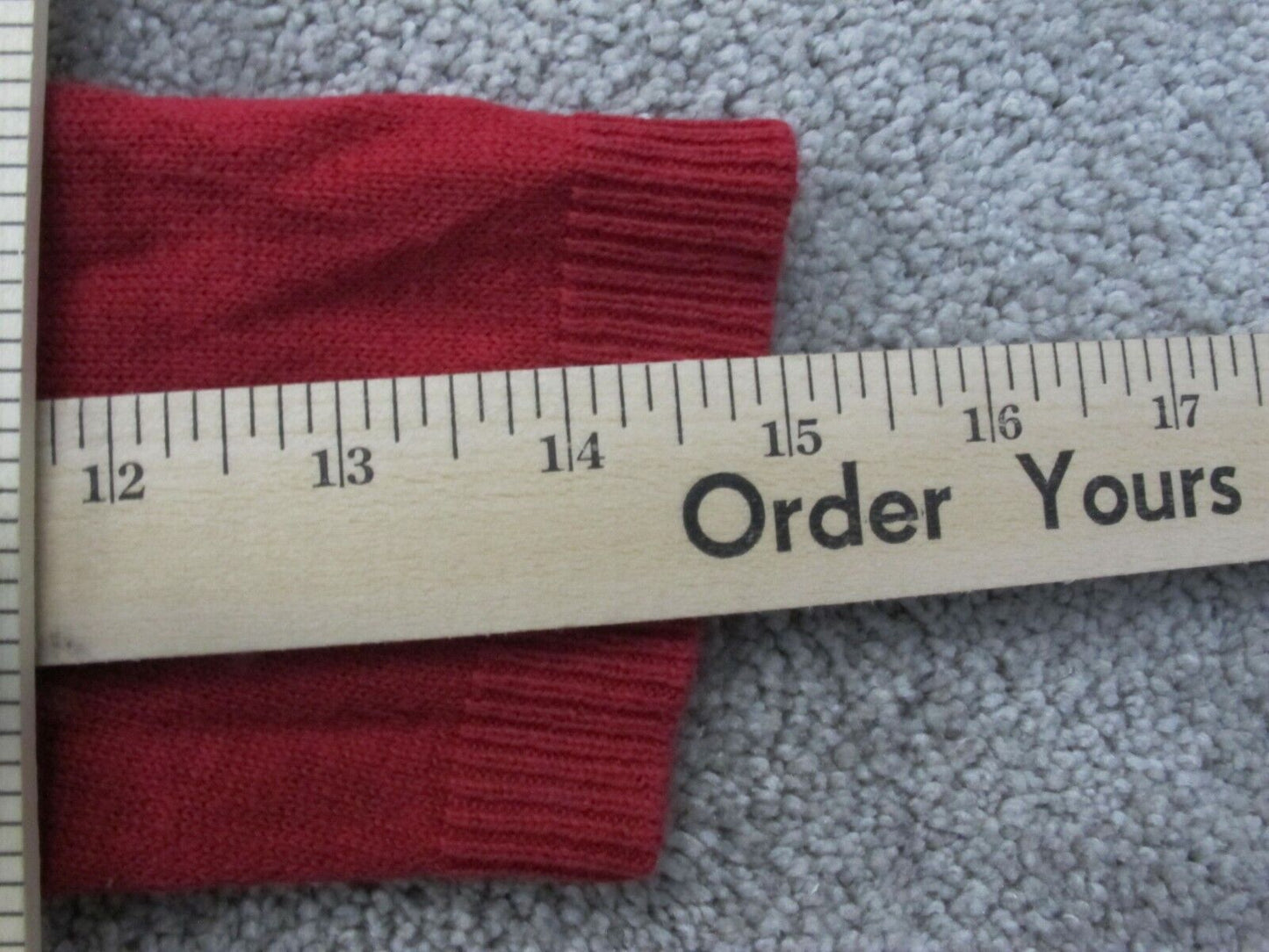 J. Jill Womens Pullover Sweater Knitted Long Sleeves Crew Neck Red Size XS