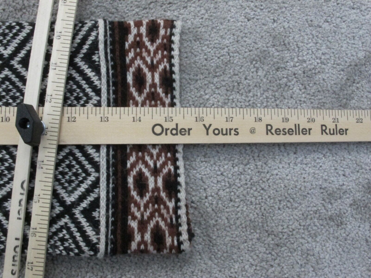 Forever 21 Women Check Knit Cardigan Sweater Open Front Black White Size Small