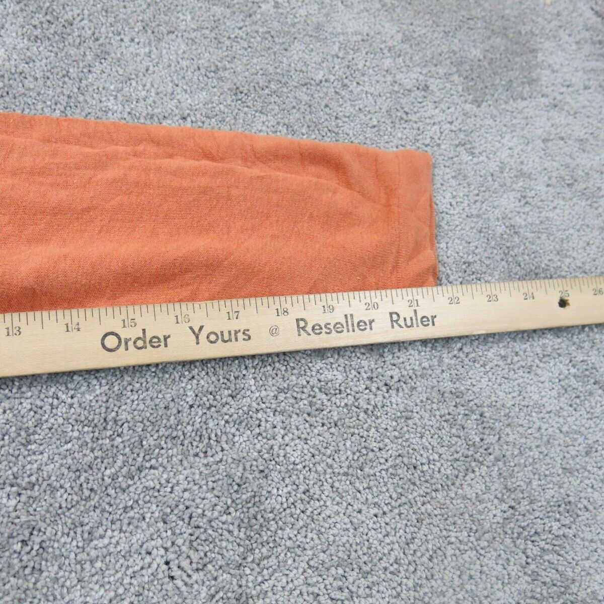 Banana Republic Womens Crew Neck Sweater Long Sleeve Beige Orange Size Medium