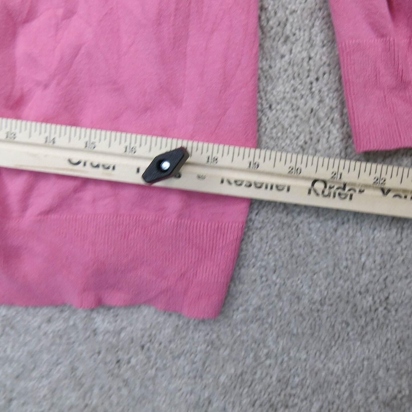 Talbots Womens Cardigan Sweater Jeannette Thomas Pima Cotton Pink SZ ?