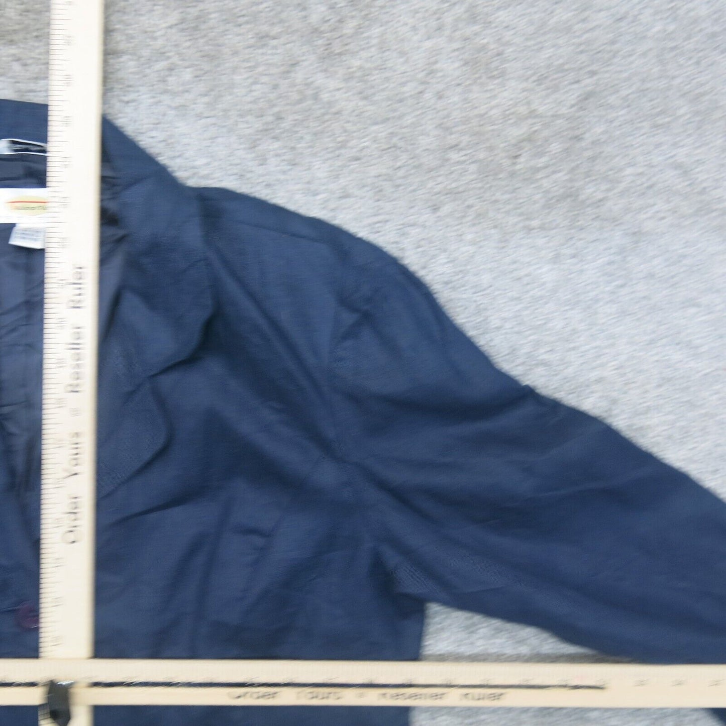 Talbots Mens Blazer Coat Single Breasted Long Sleeves Pockets Blue Size 14
