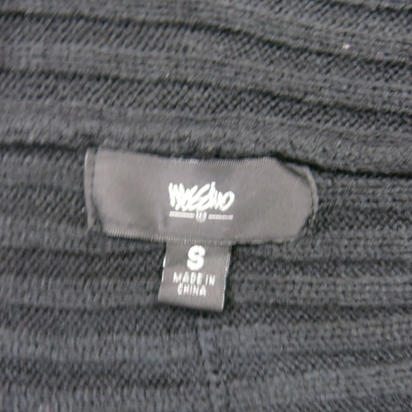 Mossimo Women's Knitted Pullover Sweater Long Sleeve Black Size Small