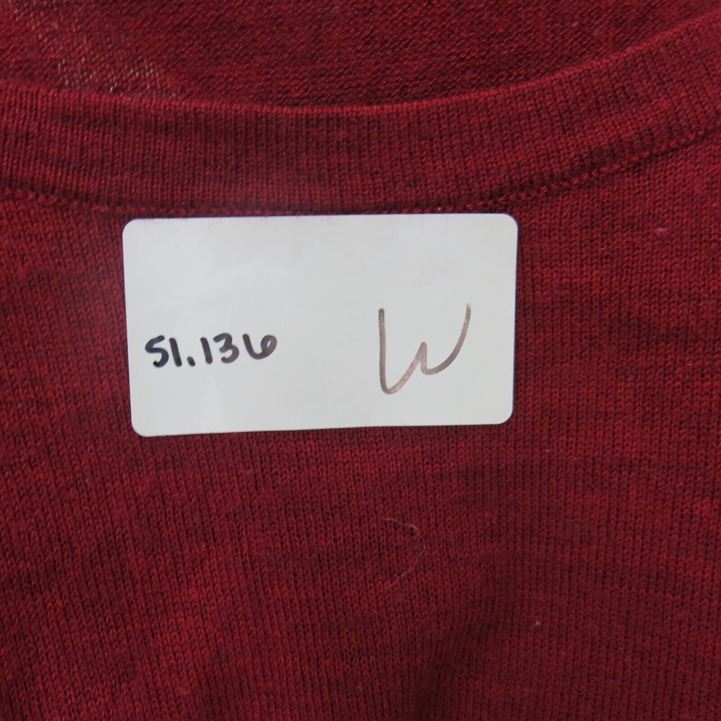 The Limited Womens Pullover Sweater Round Neck Long Sleeves Red Size Large