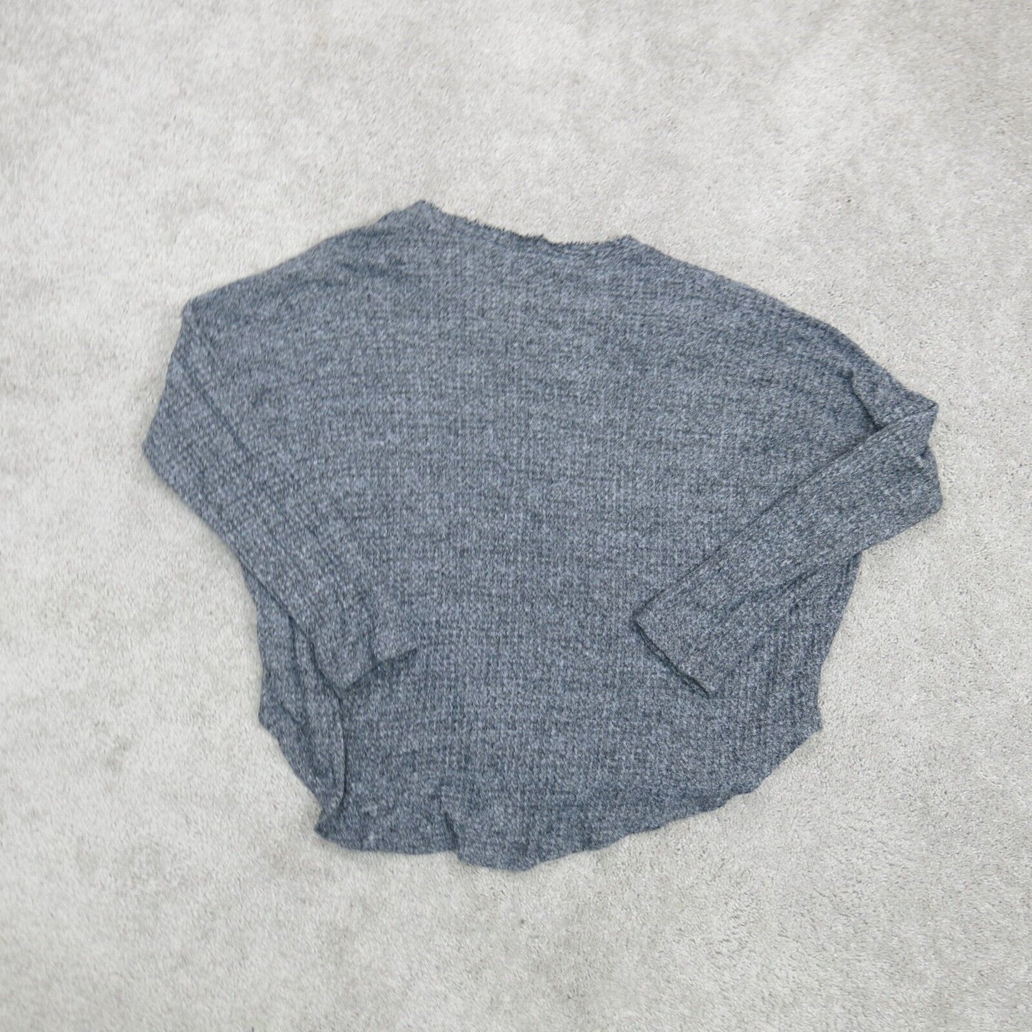 American Eagle Womens Hanley Sweater Knitted Long Sleeves Dark Gray Size Medium