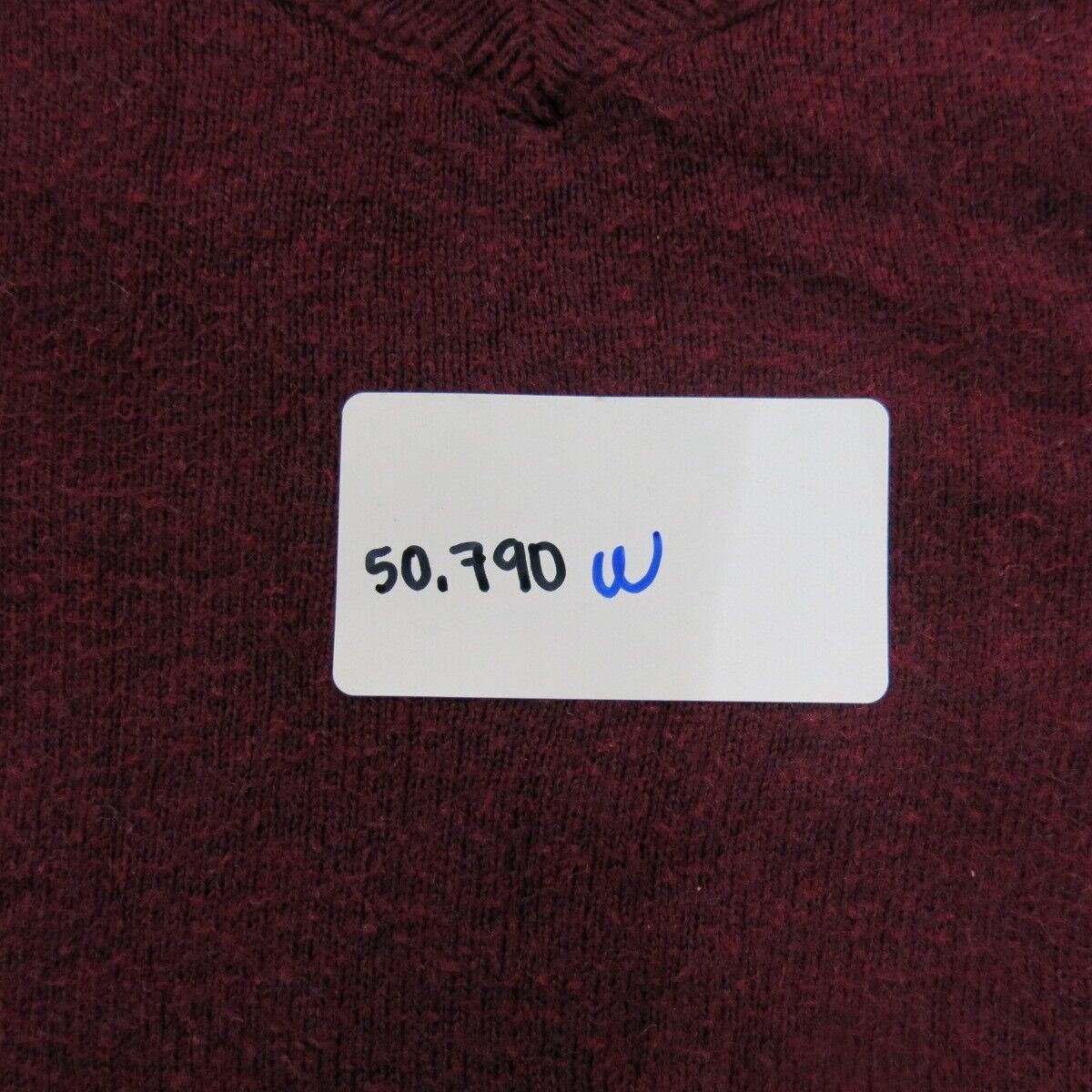 American Eagle Womens Knitted Sweater Long Sleeves V Neck Maroon Size Medium