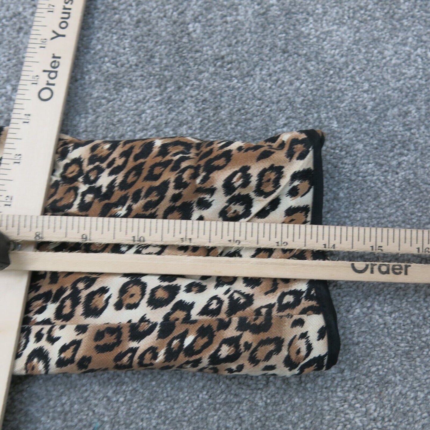White House Black Market Women Blazer Coat Leopard Print 3/4 Sleeves Brown SZ 10