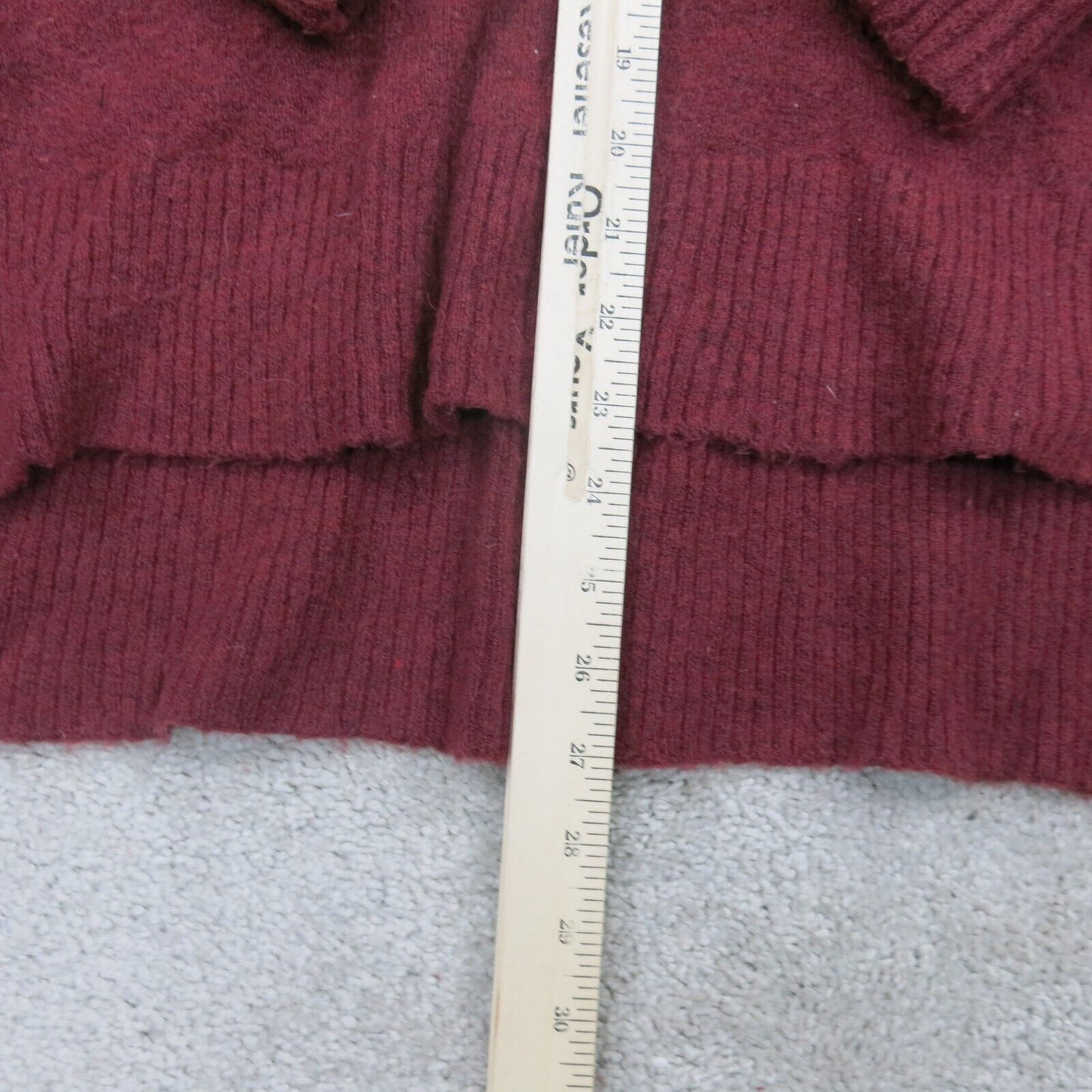 J. Crew Womens Sweater Knitted Pullover Long Sleeve Turtle Neck Red Size X Small